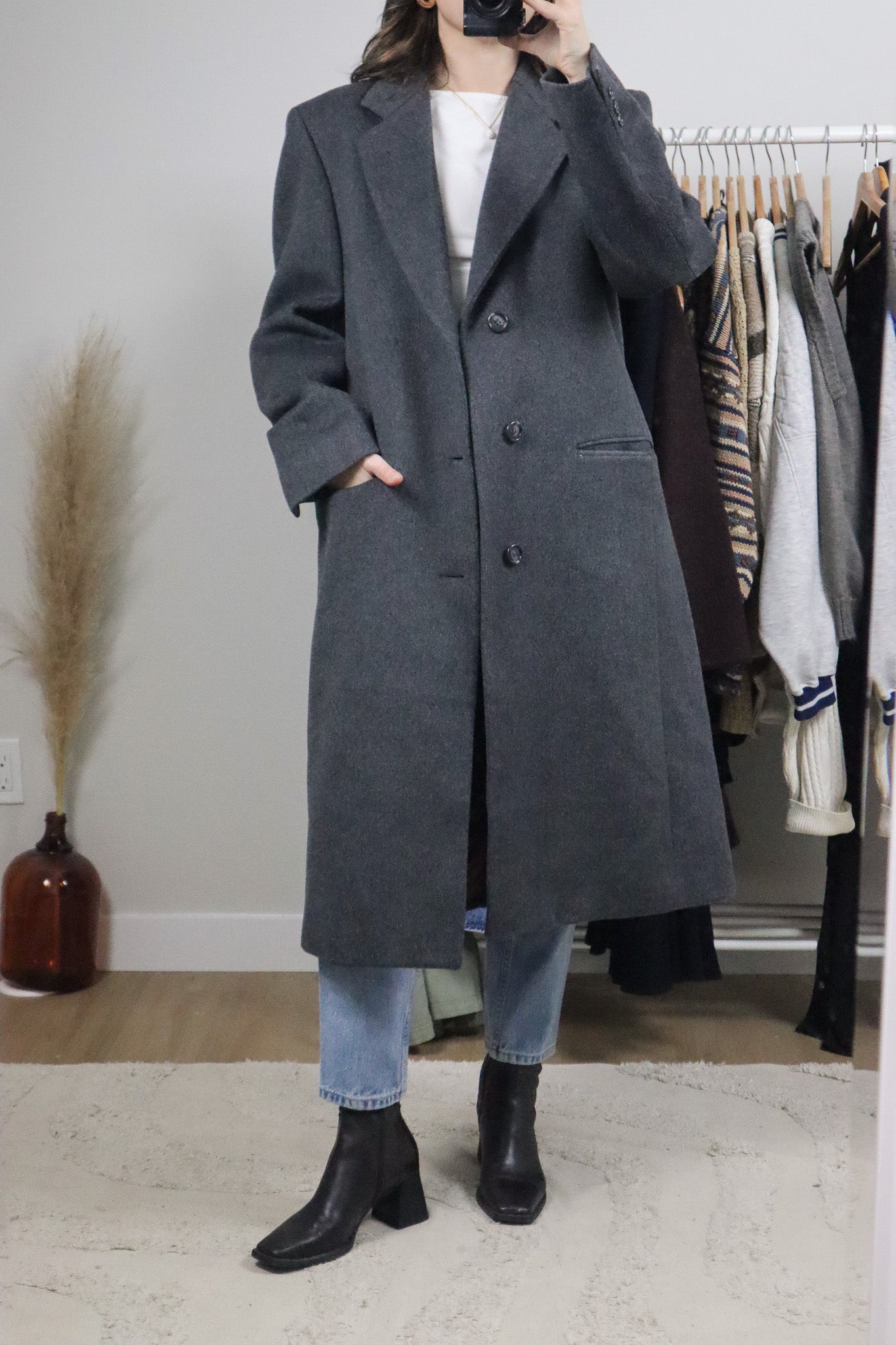 Made in Italy x Vintage x Wool & Cashmere Jacket (M)