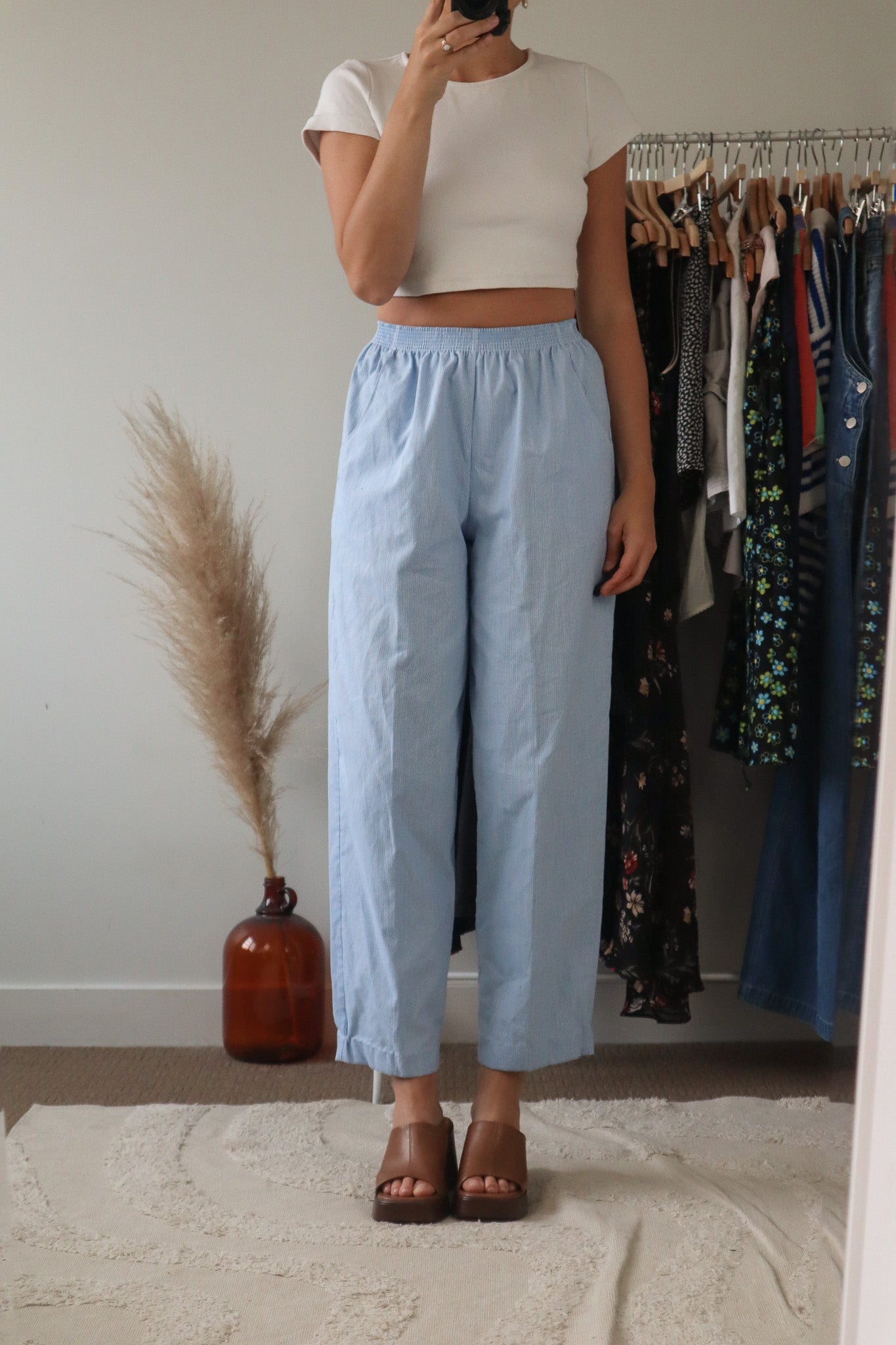 Made in Canada x Vintage x Pinstriped Pants (XXS/XS)