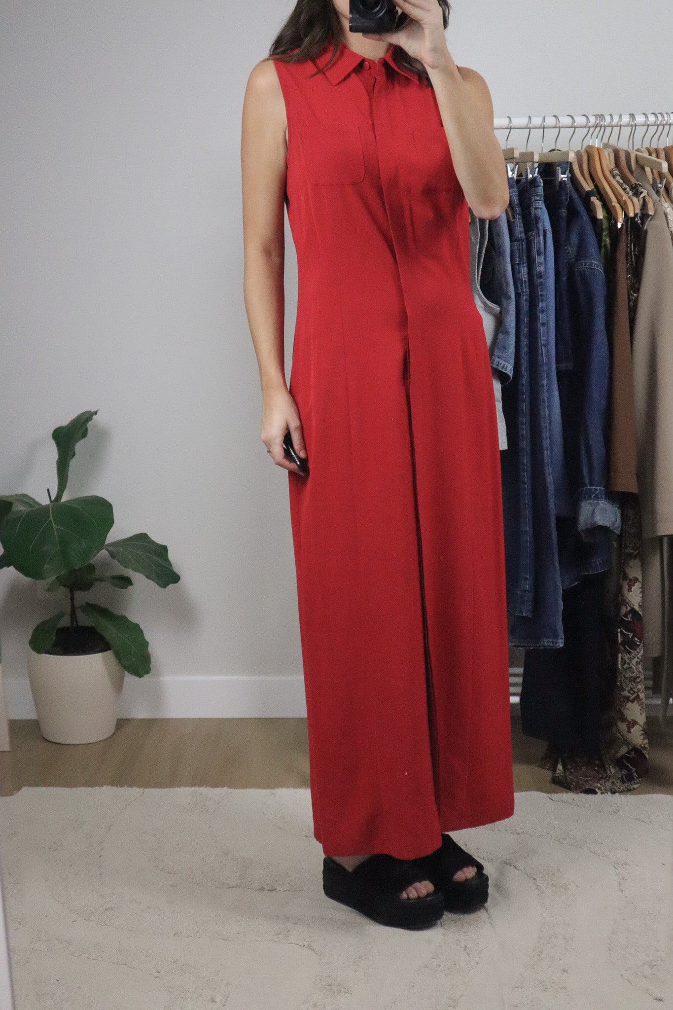 Vintage x Collared Maxi Dress (6)