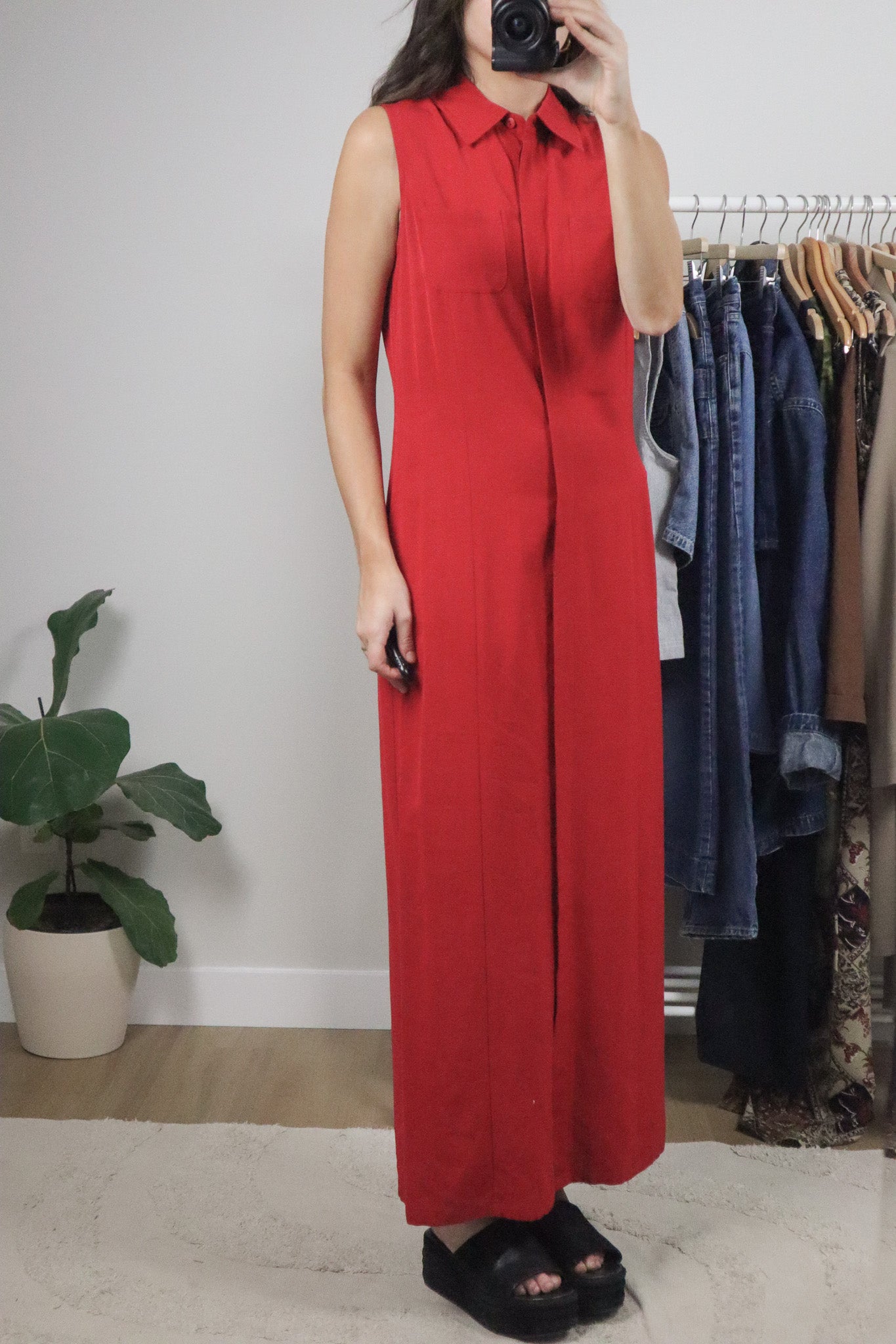 Vintage x Collared Maxi Dress (6)