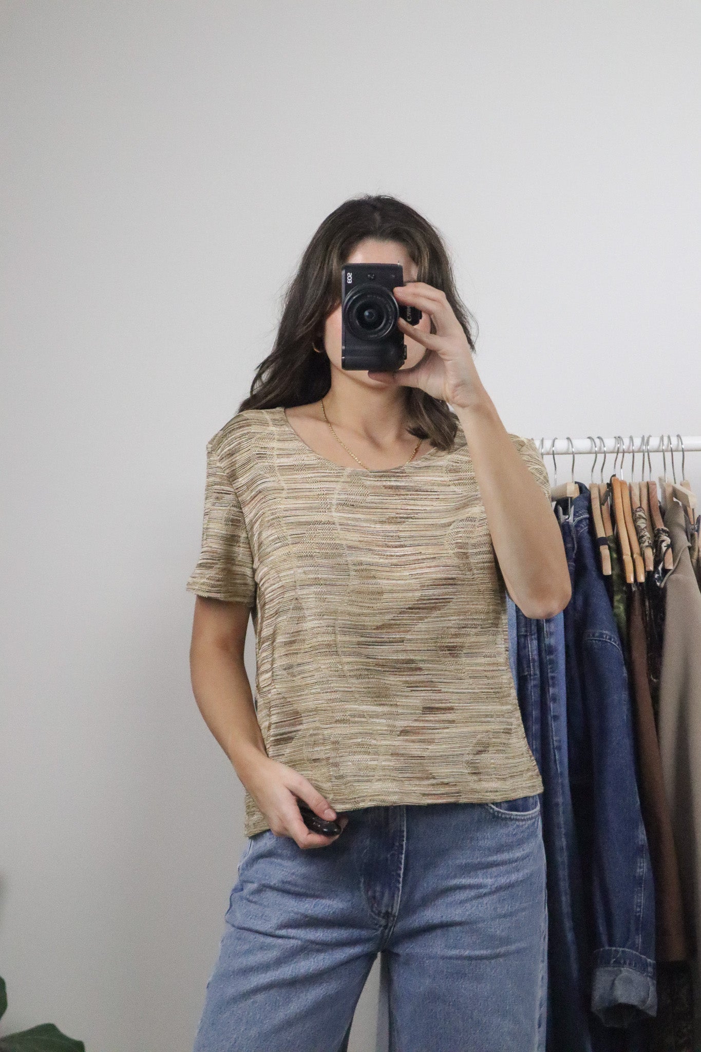Made in Canada x Vintage x Textured T-Shirt (L)