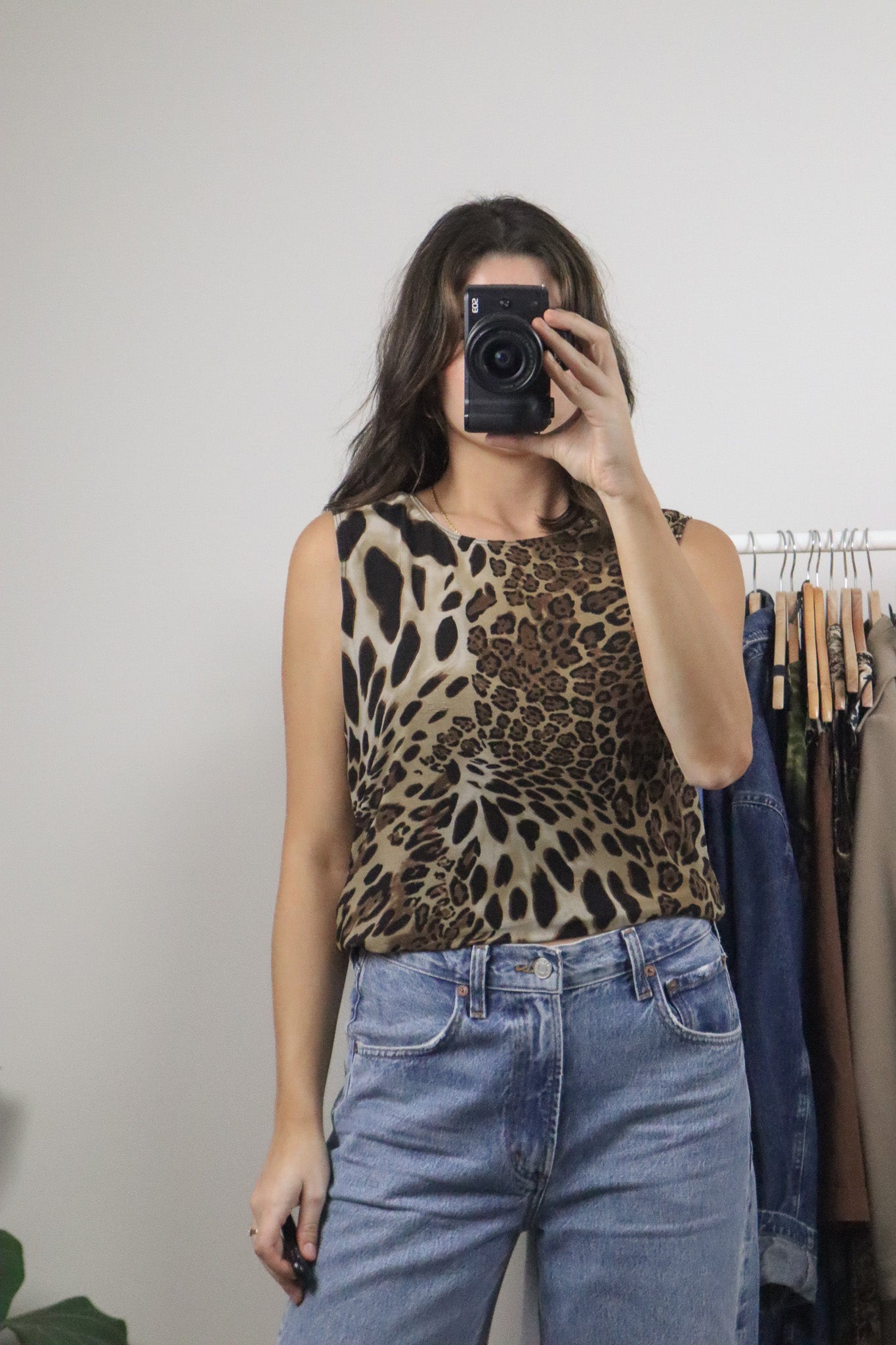 Vintage x Cheetah Tank (L)
