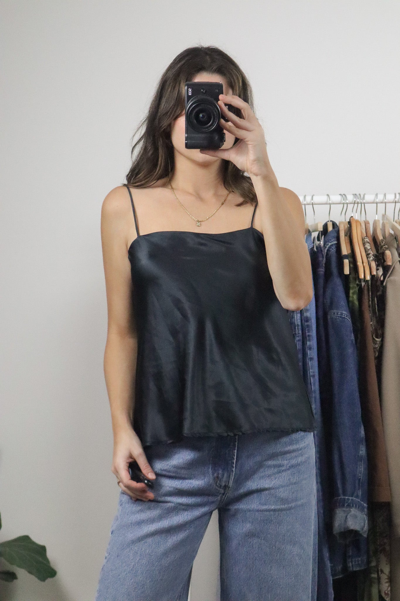 Made in Canada x Vintage x Satin Tank (L/XL)