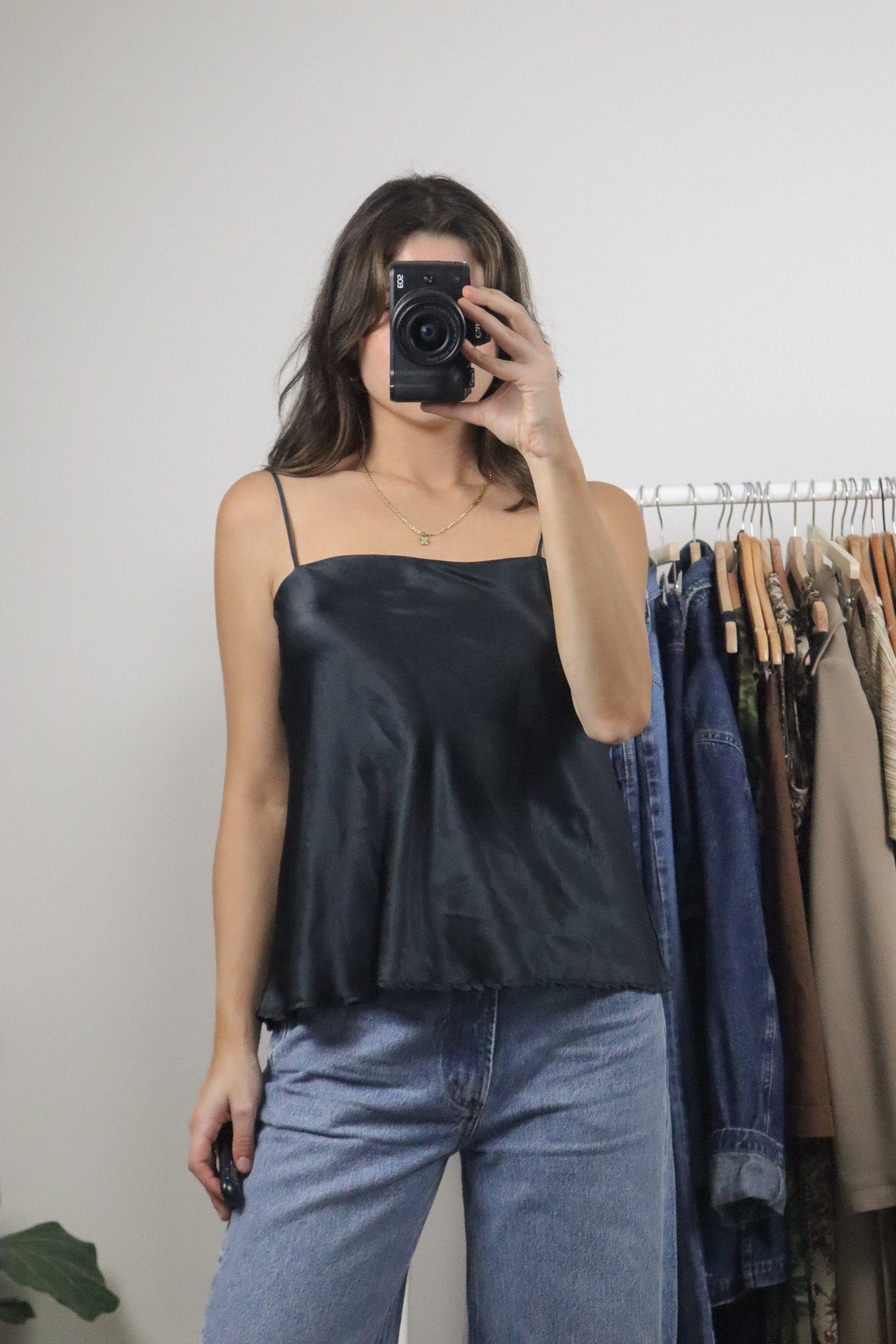 Made in Canada x Vintage x Satin Tank (L/XL)