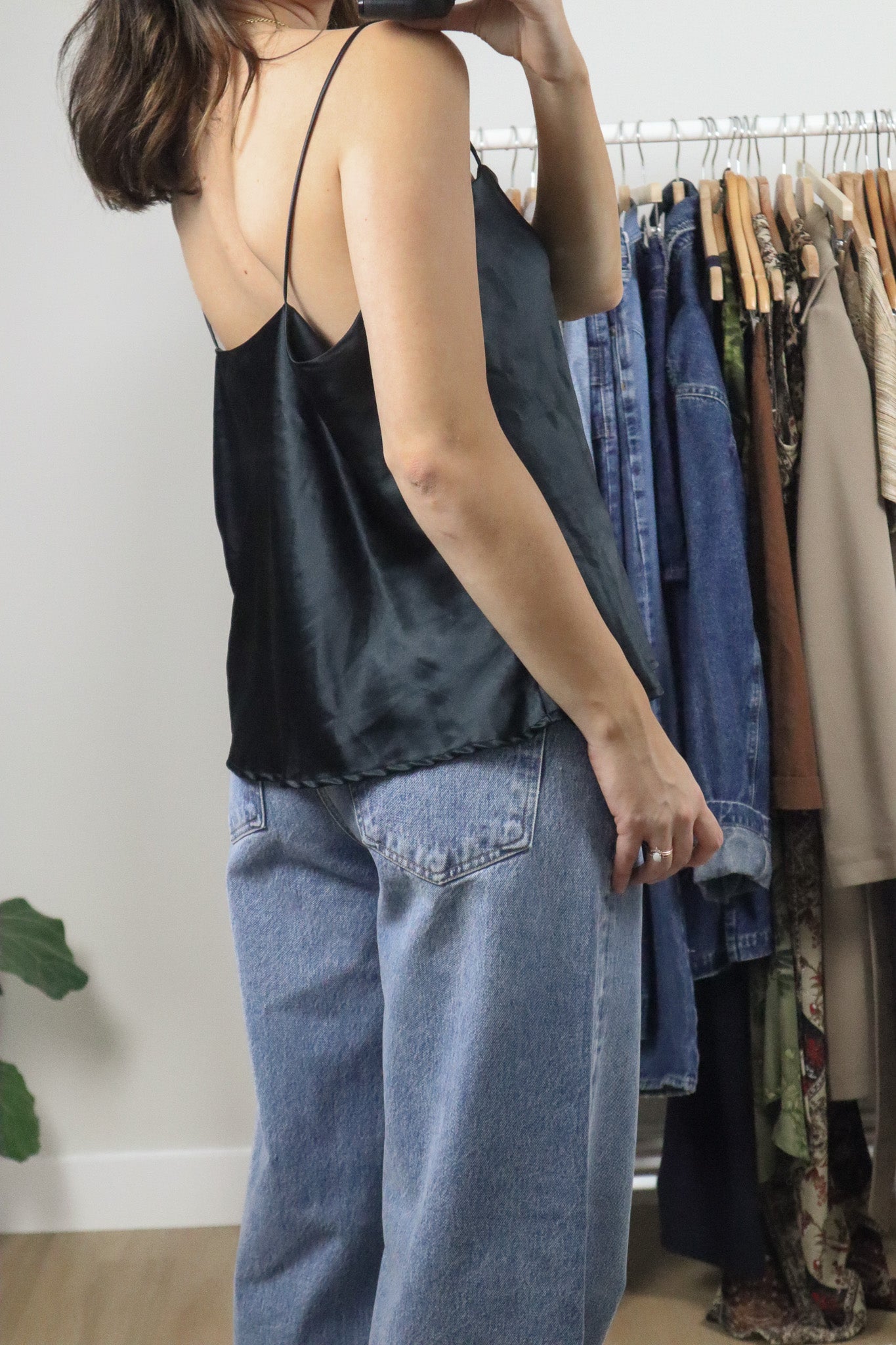 Made in Canada x Vintage x Satin Tank (L/XL)