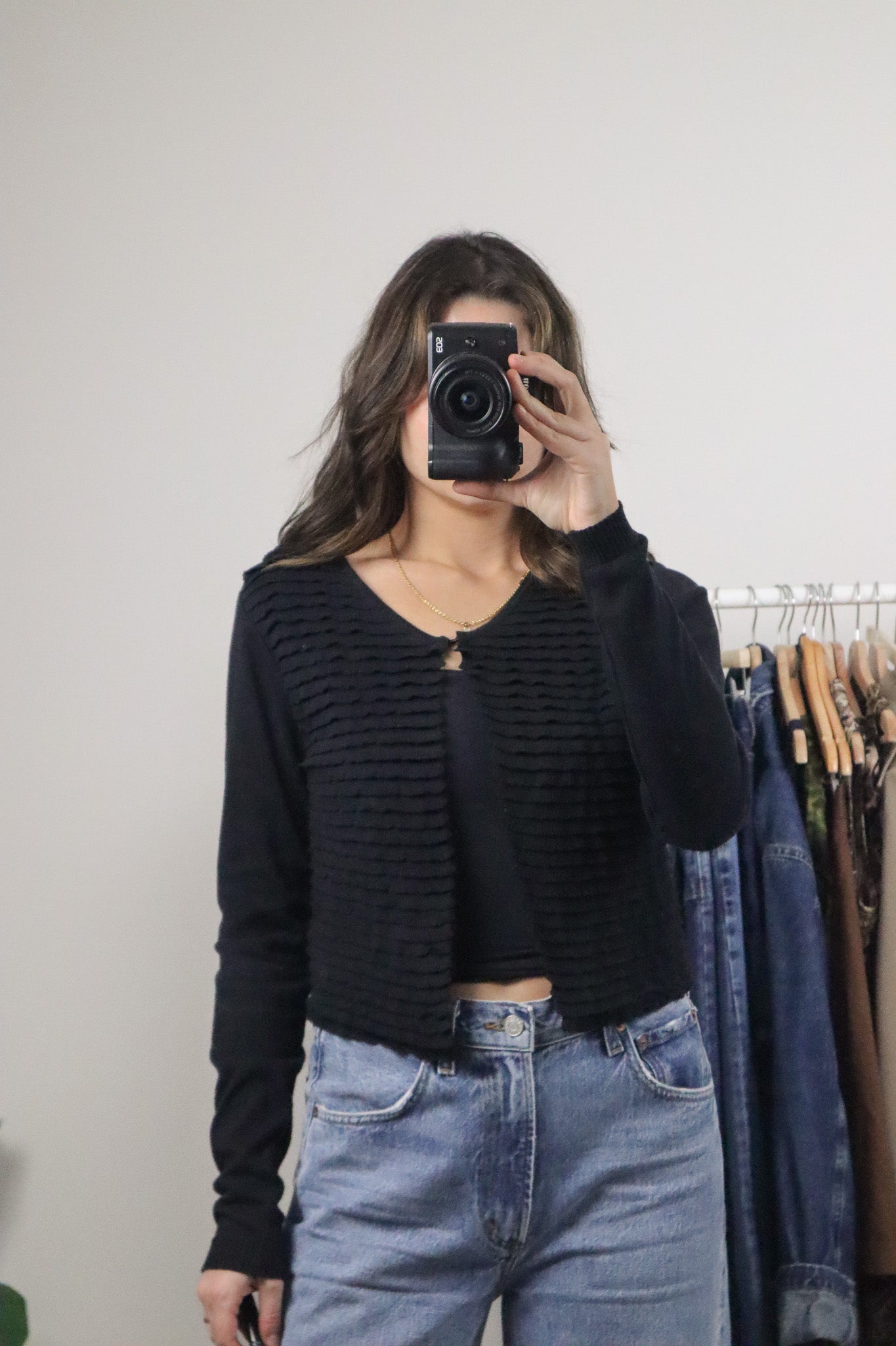 Made in Italy x Vintage x Cotton Clasp Cardigan (S)