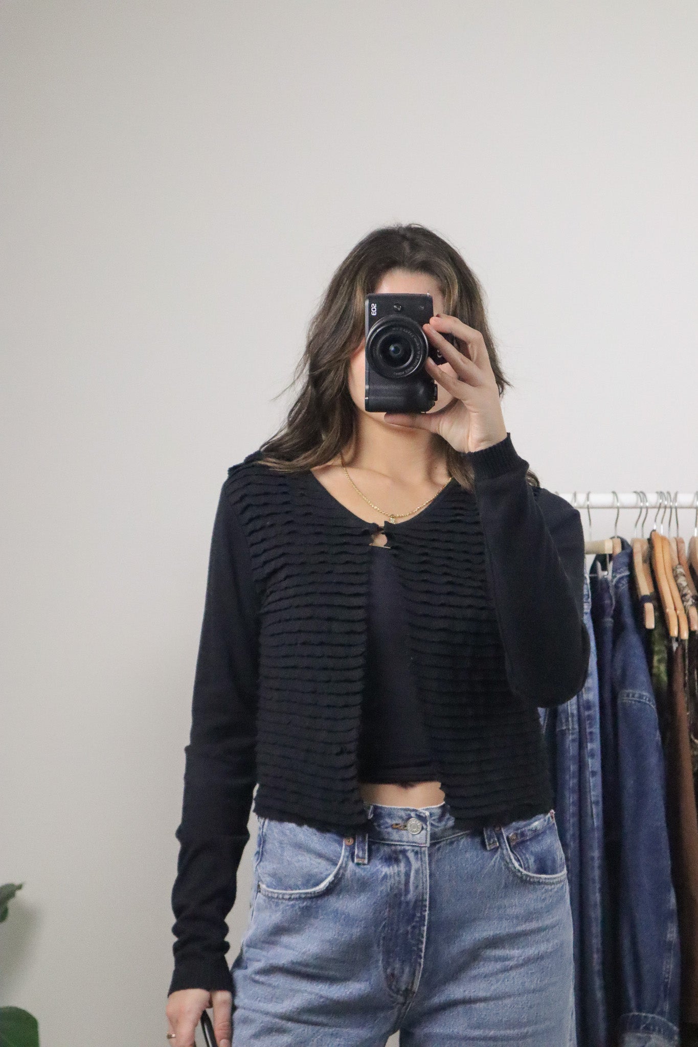 Made in Italy x Vintage x Cotton Clasp Cardigan (S)