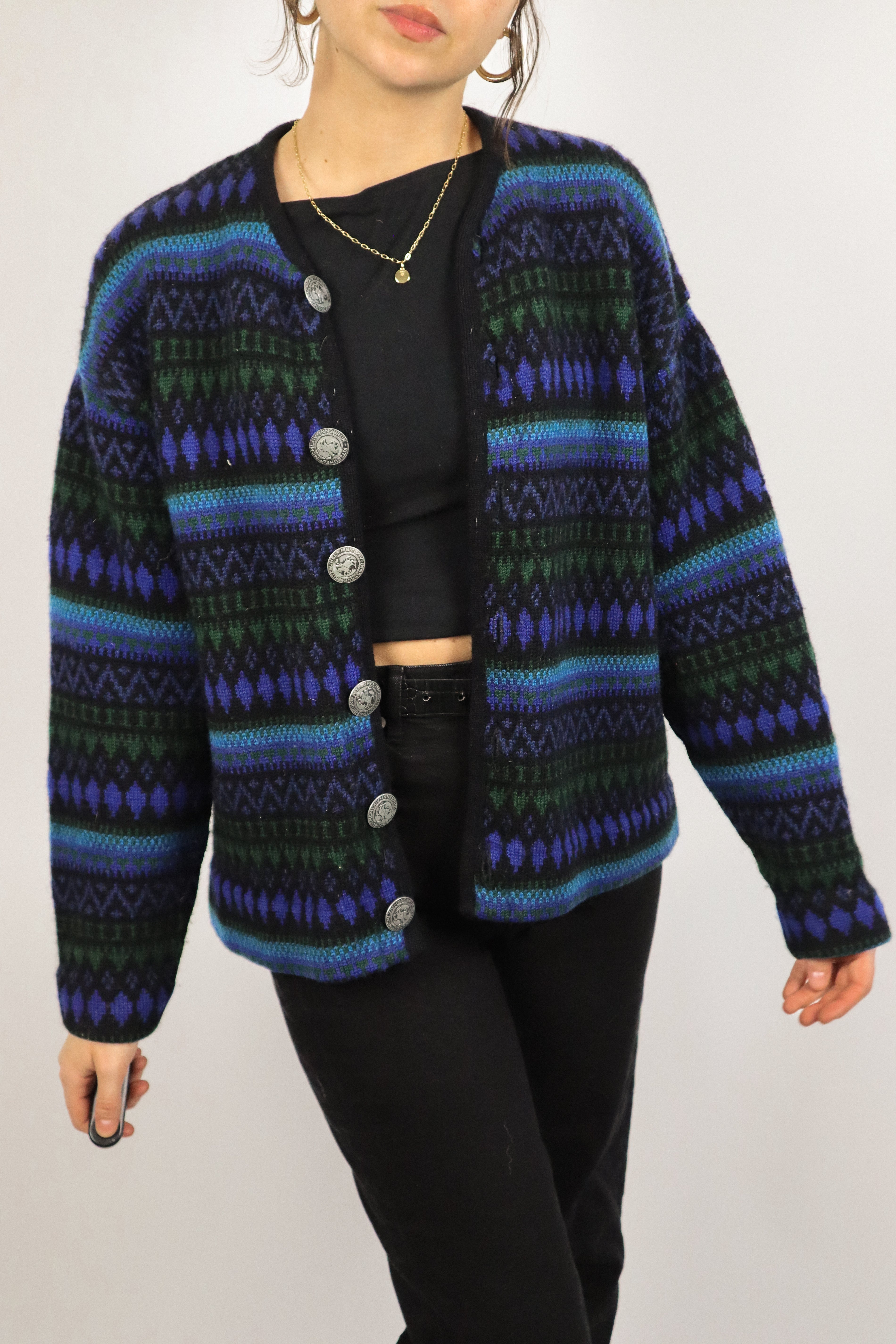 Made in Norway Vintage x Wool Cardigan (S)