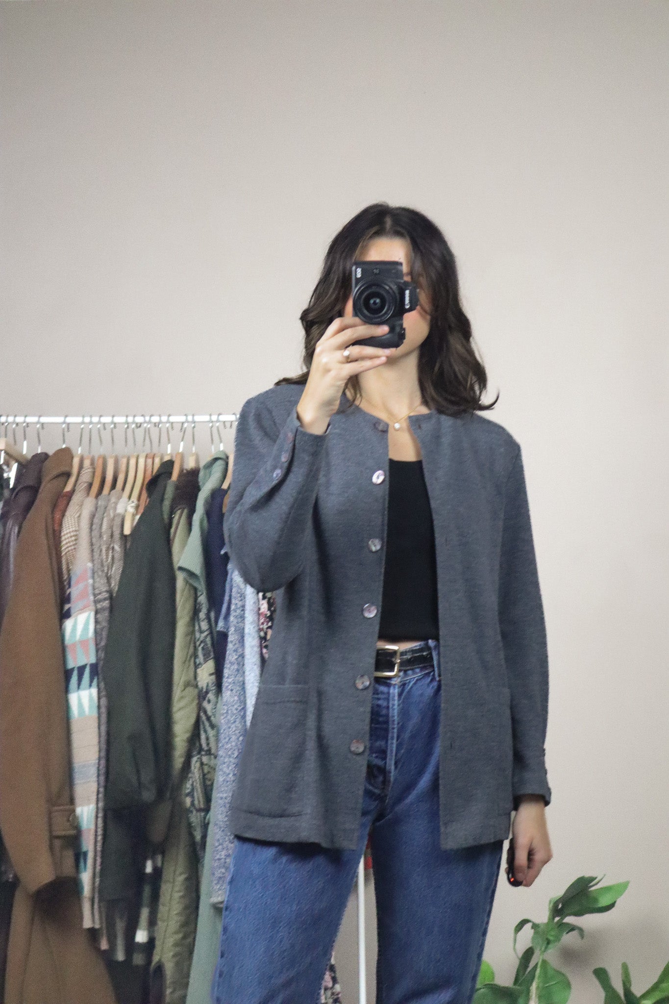 Made in Canada x Vintage x Cardigan (S)