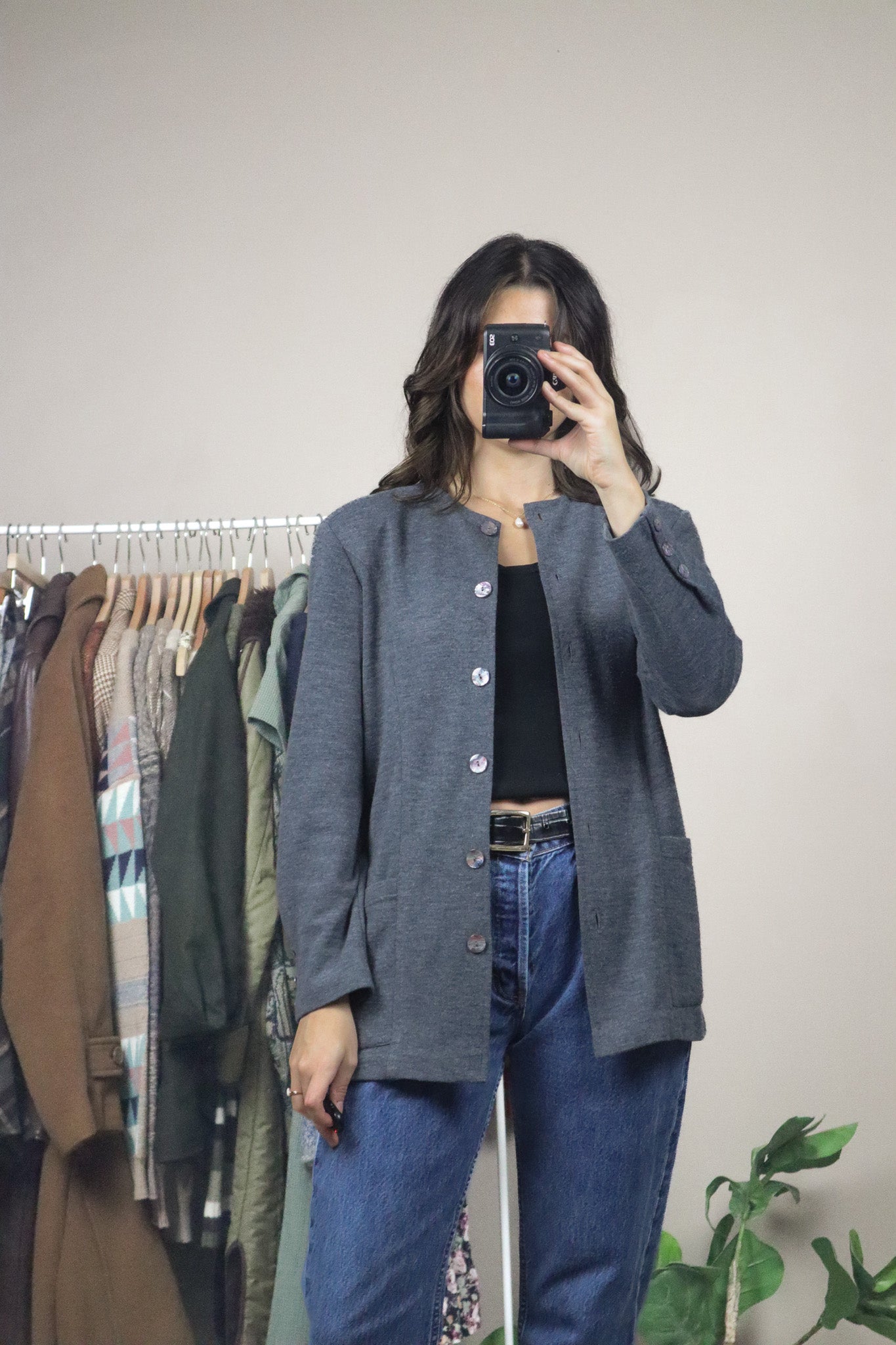 Made in Canada x Vintage x Cardigan (S)