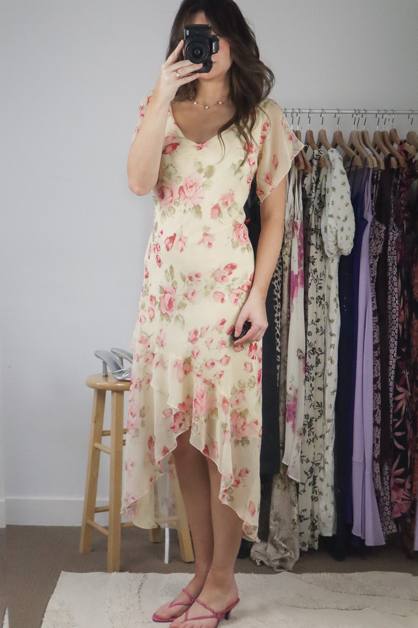Made in USA x Vintage x Floral Maxi Dress (6/8)