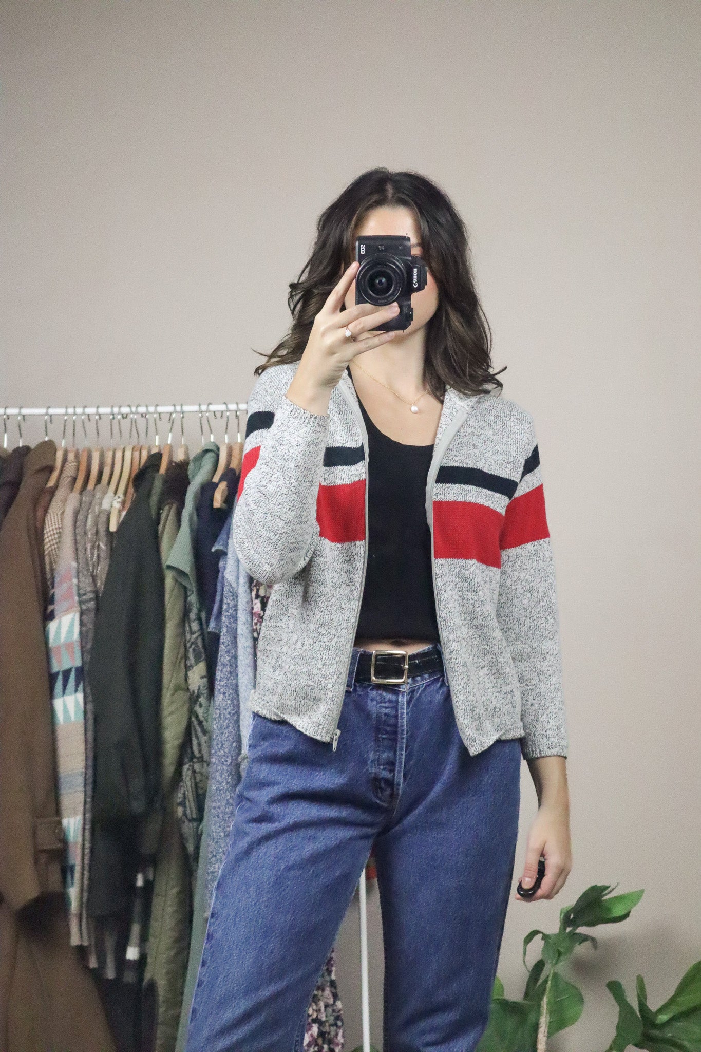Vintage x Knit Hoodie (XXS/XS)