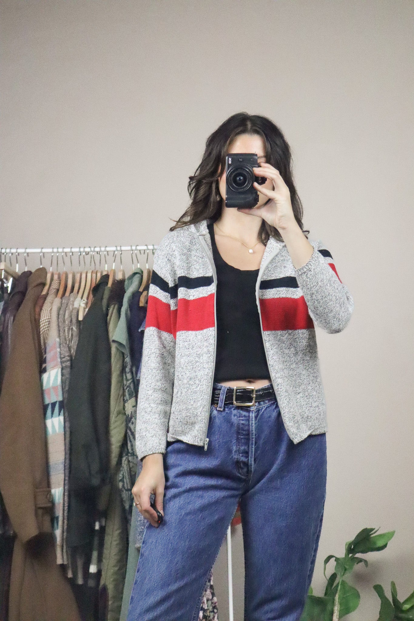 Vintage x Knit Hoodie (XXS/XS)