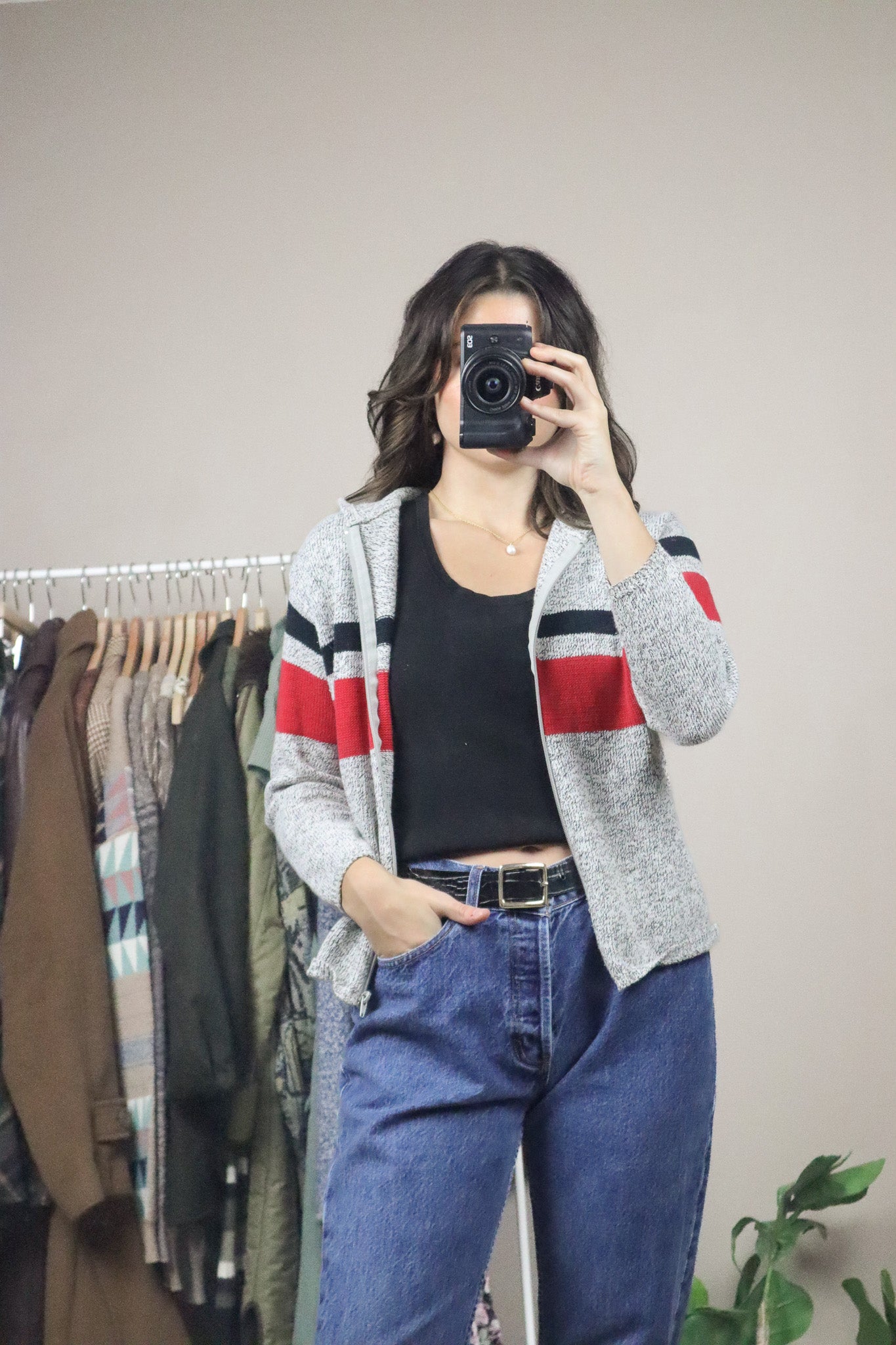 Vintage x Knit Hoodie (XXS/XS)