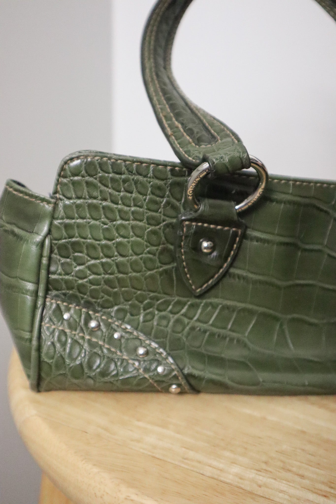 Vintage x Tommy Hilfiger x Faux Leather Studded Purse