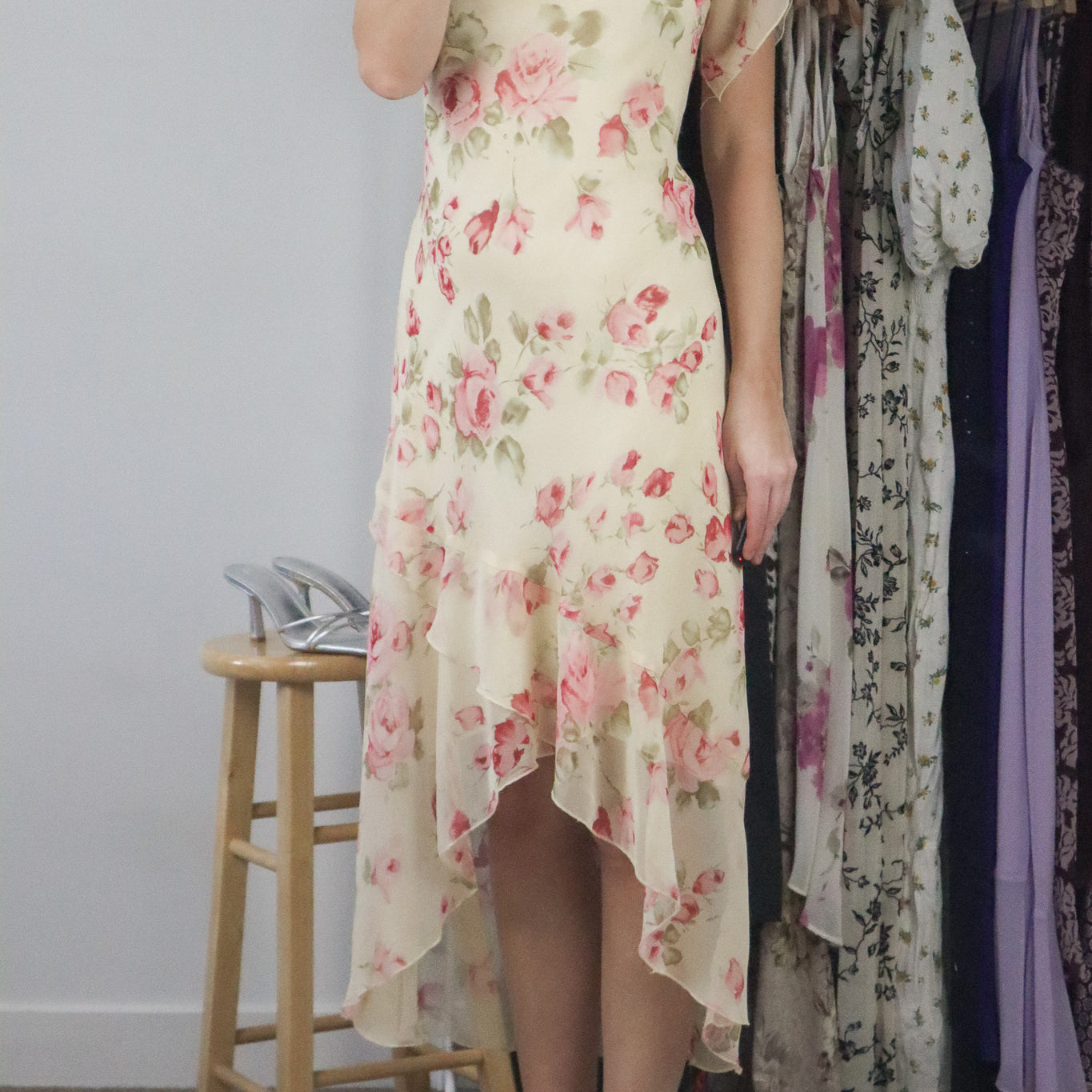 Made in USA x Vintage x Floral Maxi Dress (6/8)