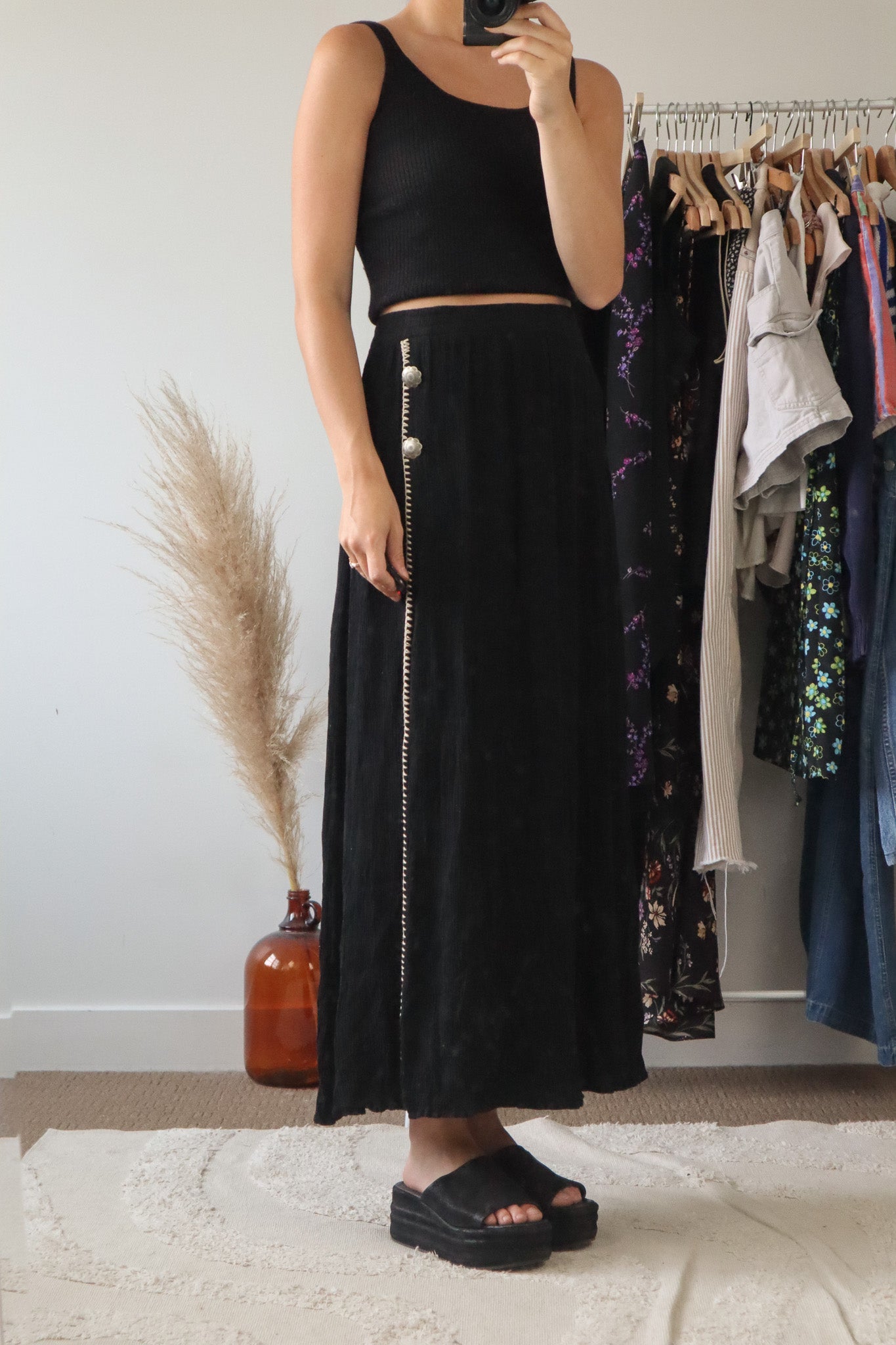 Made in Canada x Vintage x Gauzing Maxi Skirt (4/6)