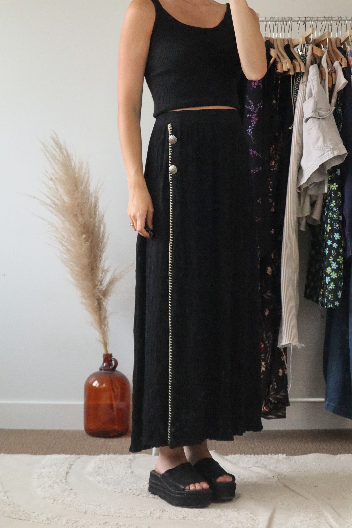 Made in Canada x Vintage x Gauzing Maxi Skirt (4/6)