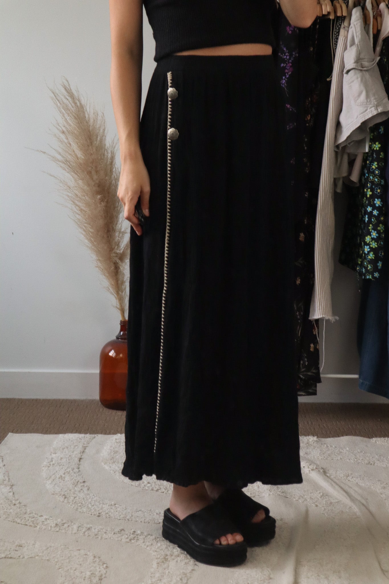 Made in Canada x Vintage x Gauzing Maxi Skirt (4/6)