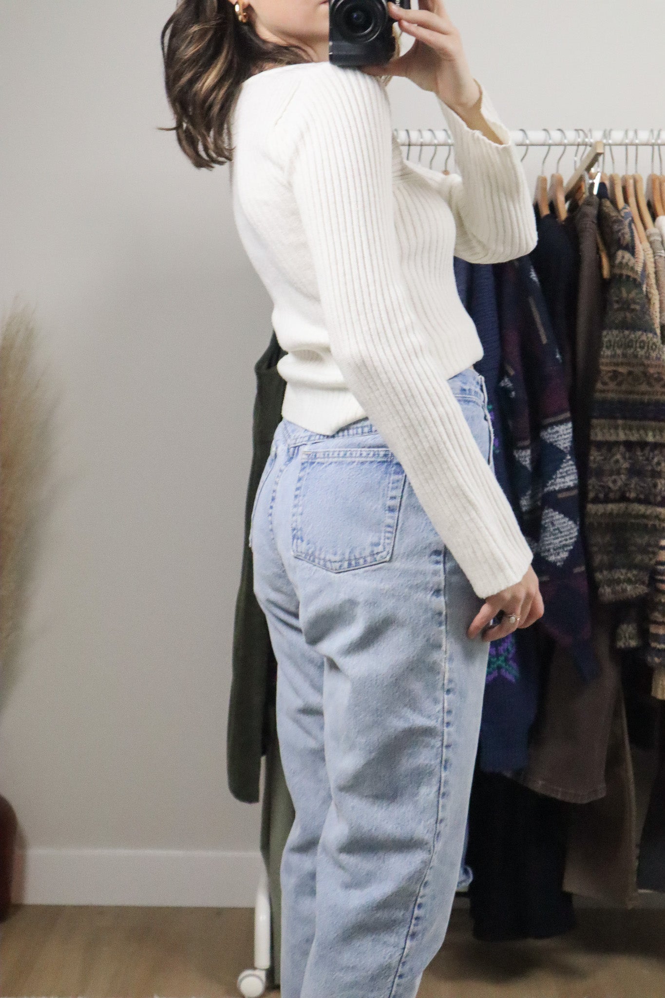 Vintage x Long-Sleeve Knit (S)