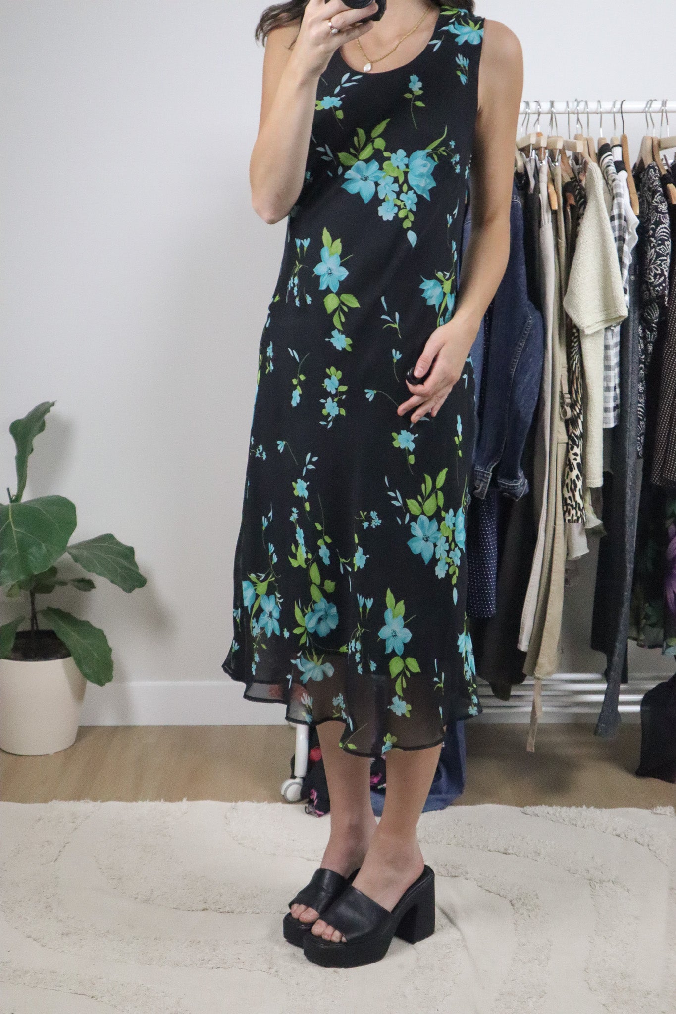 Vintage x Flower Maxi Dress (8)
