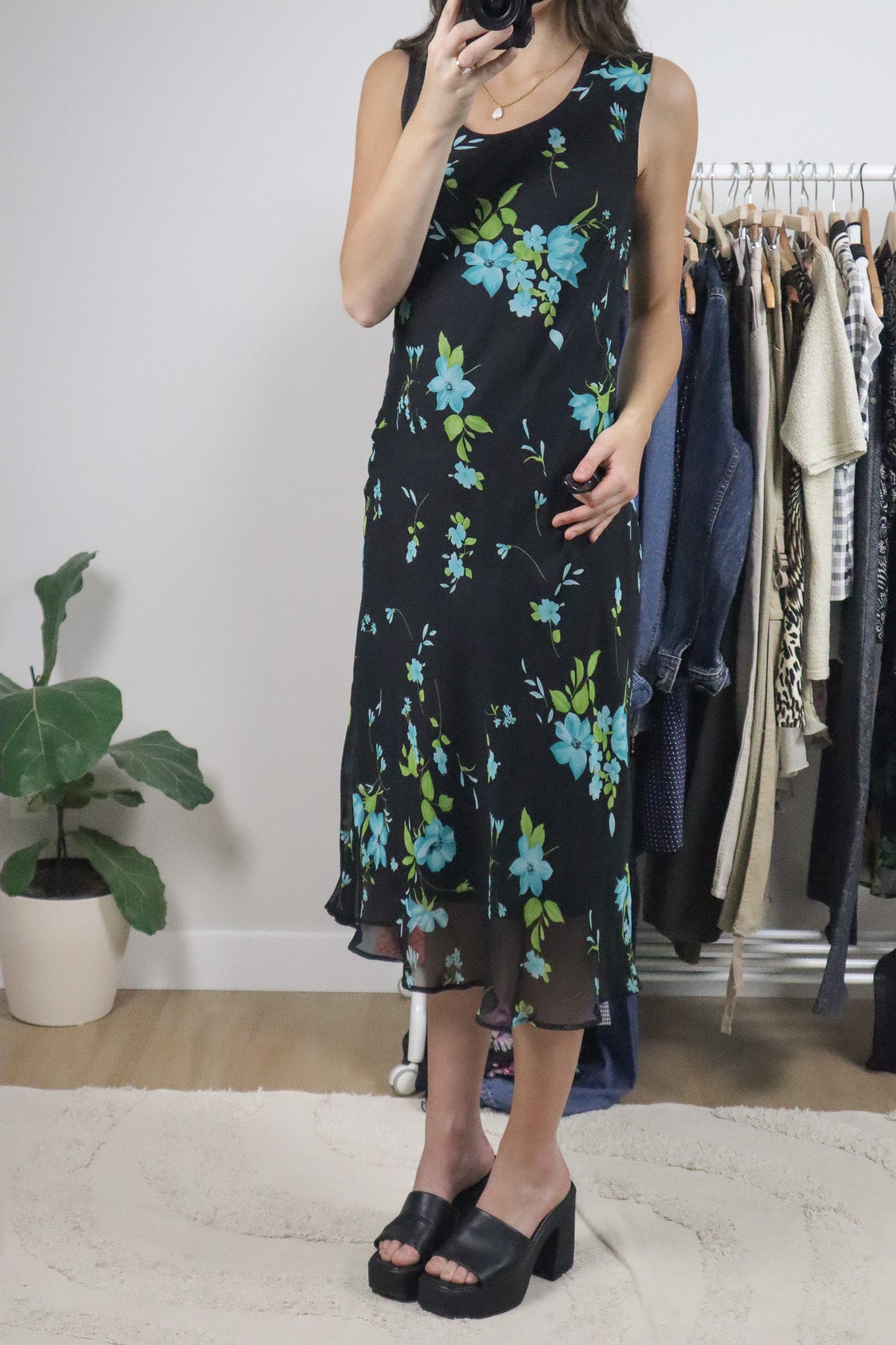 Vintage x Flower Maxi Dress (8)