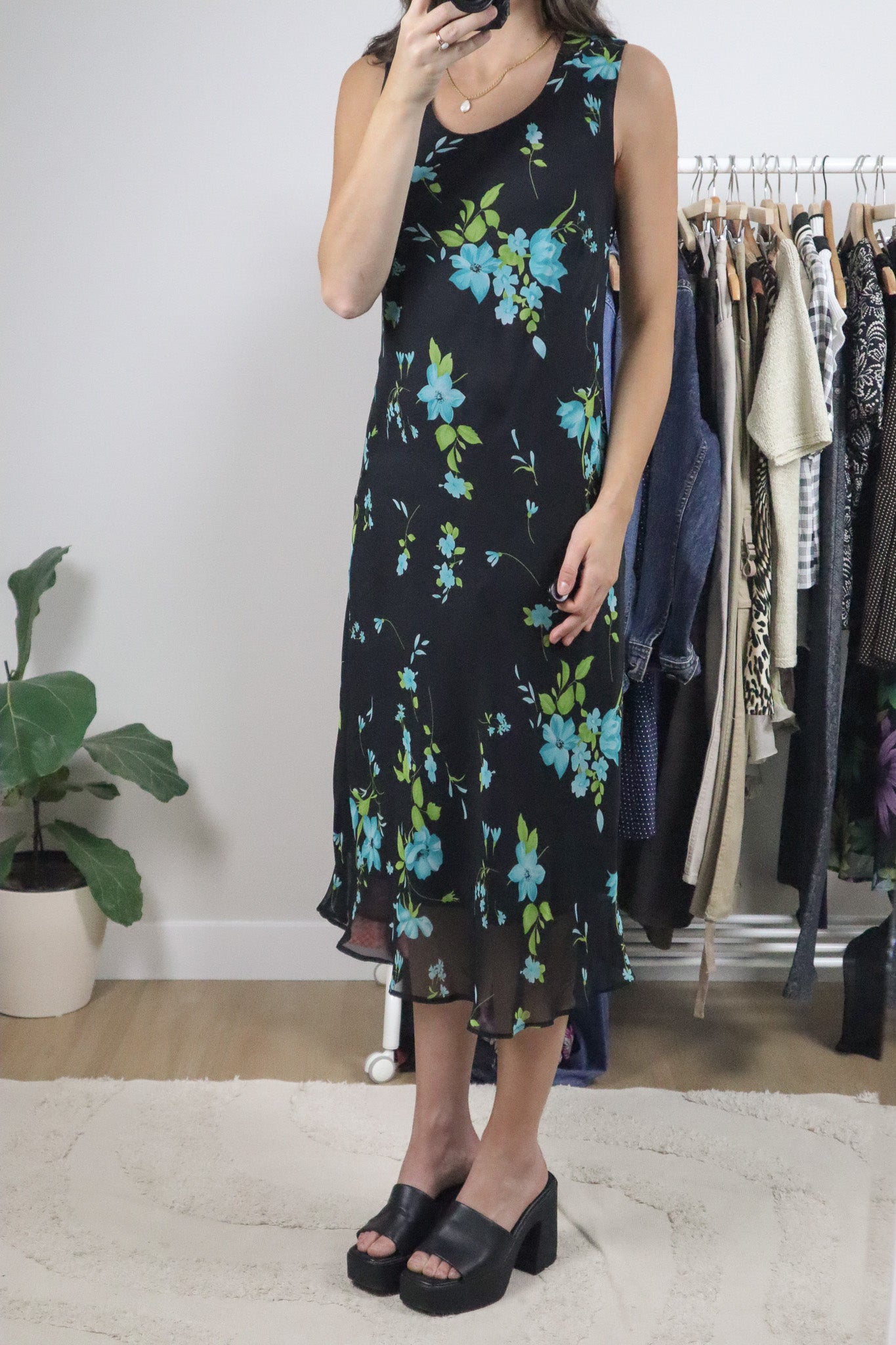 Vintage x Flower Maxi Dress (8)