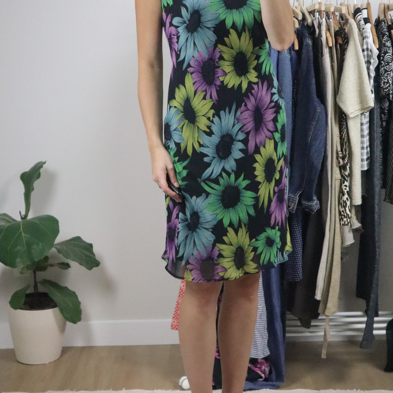 Vintage x Flower Midi Dress (6)