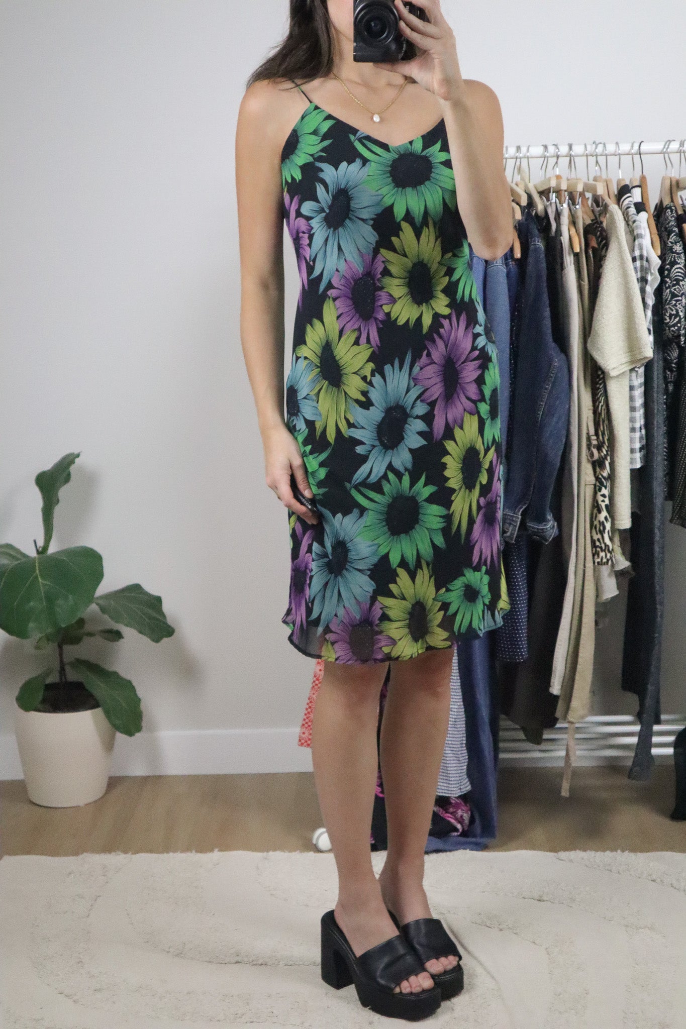 Vintage x Flower Midi Dress (6)