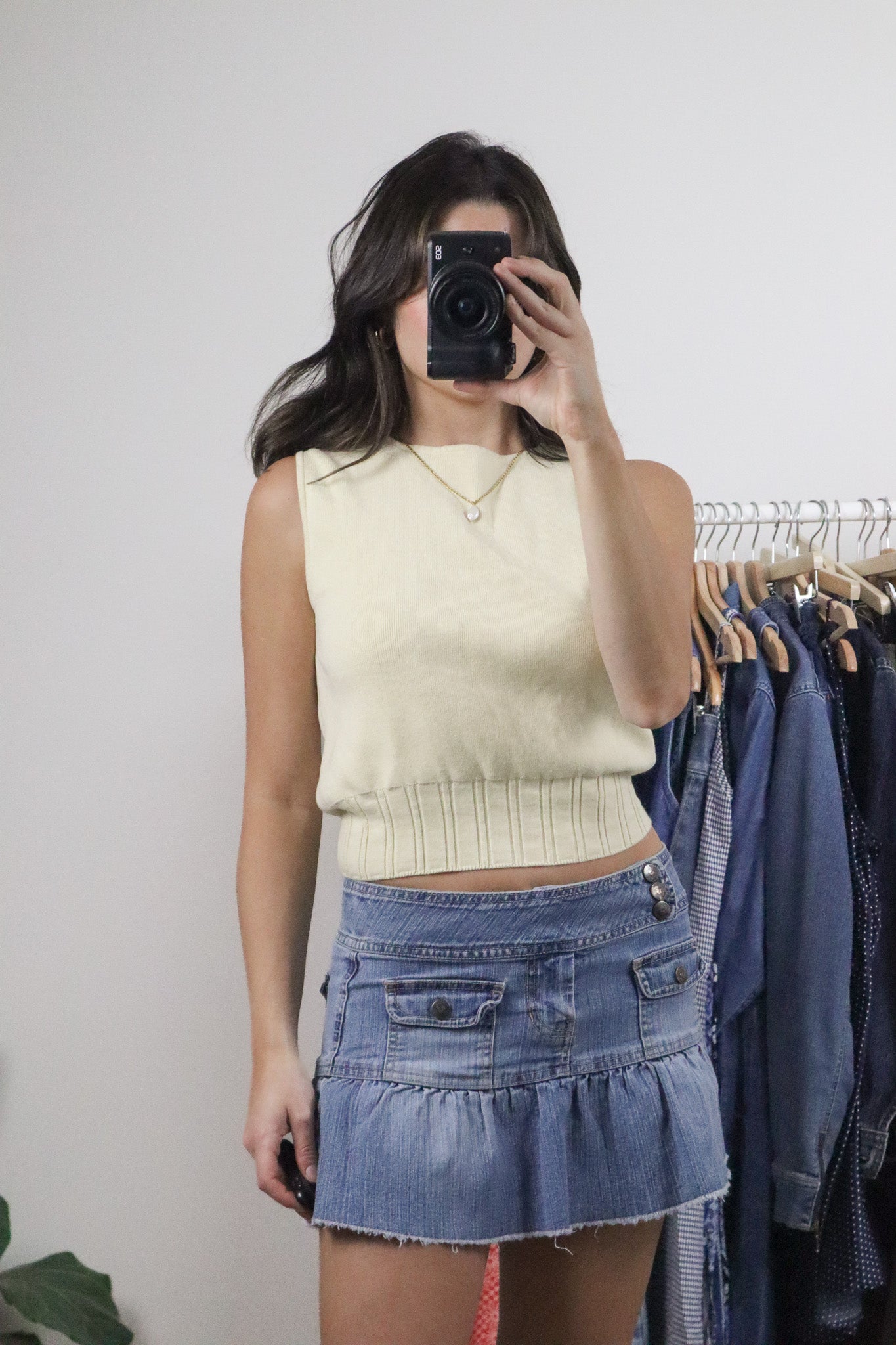 Vintage x Cotton Sweater Vest (S)
