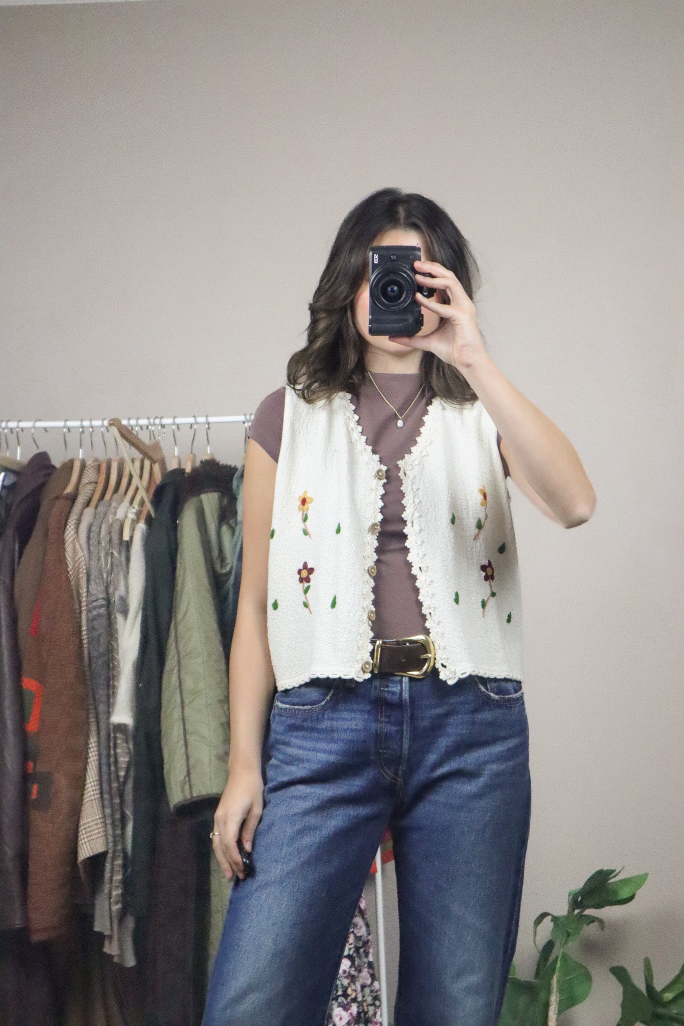 Made in Peru x Embroidered Vest (M)