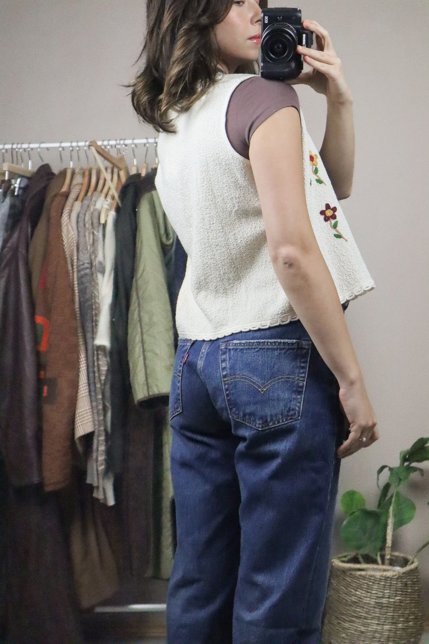 Made in Peru x Embroidered Vest (M)