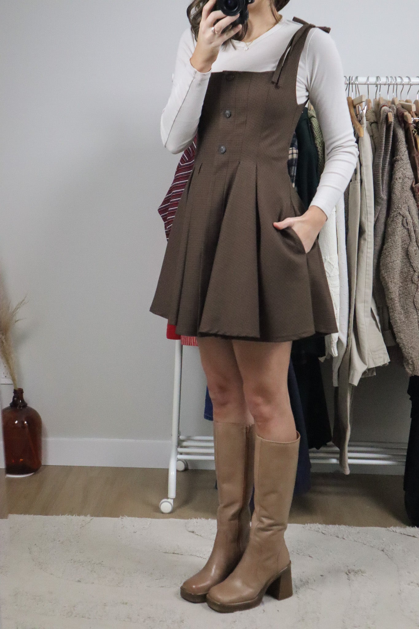 Modern x Houndstooth Dress (S)