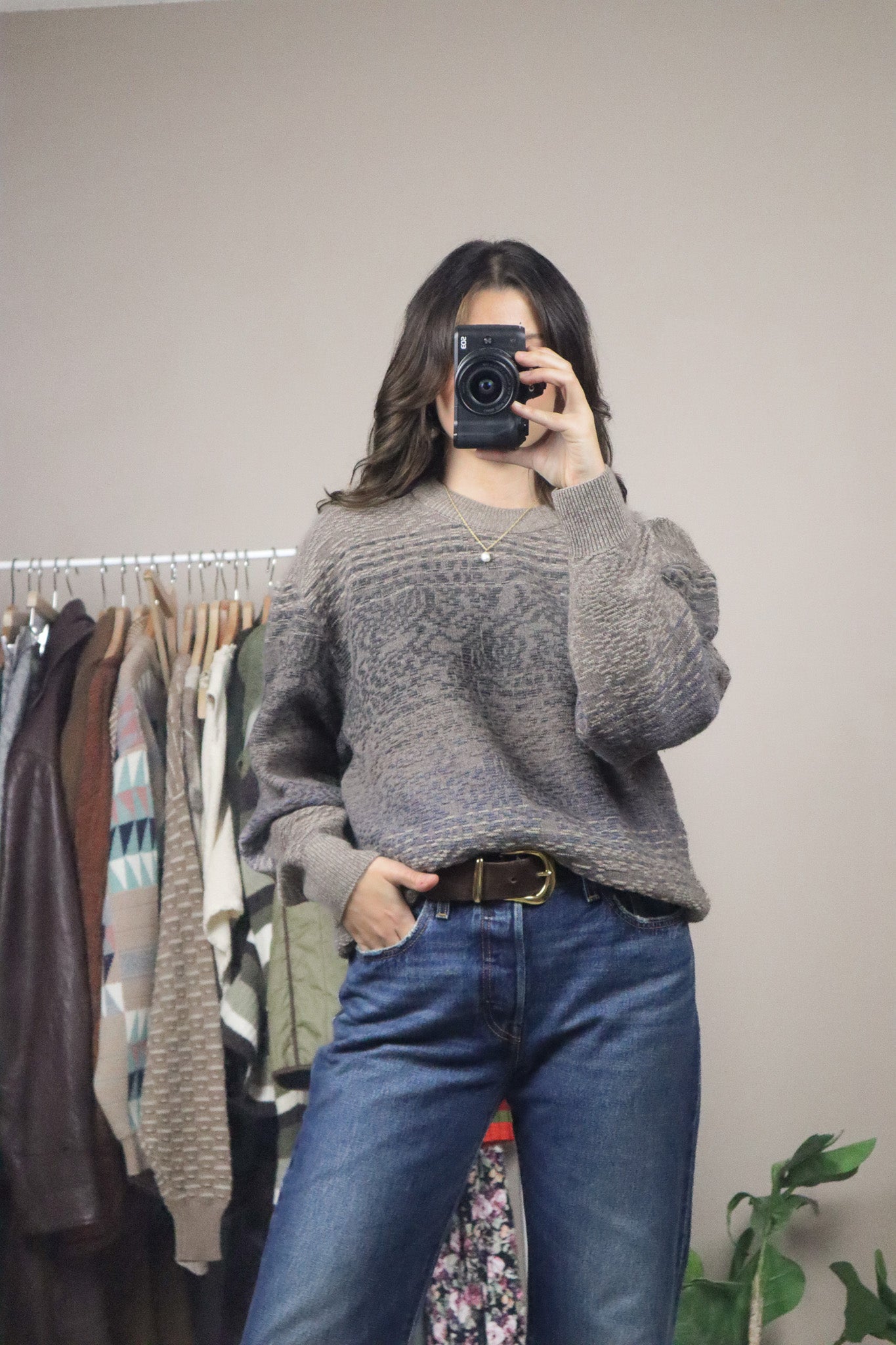 Made in Canada x Vintage x Wool Blend Knit (M/L)