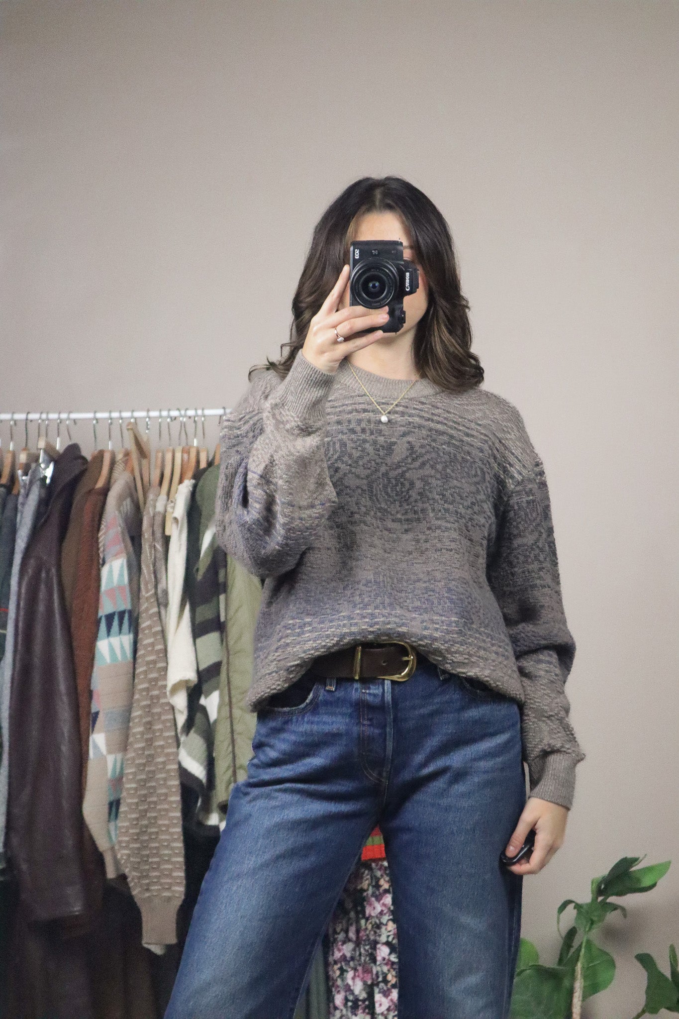 Made in Canada x Vintage x Wool Blend Knit (M/L)