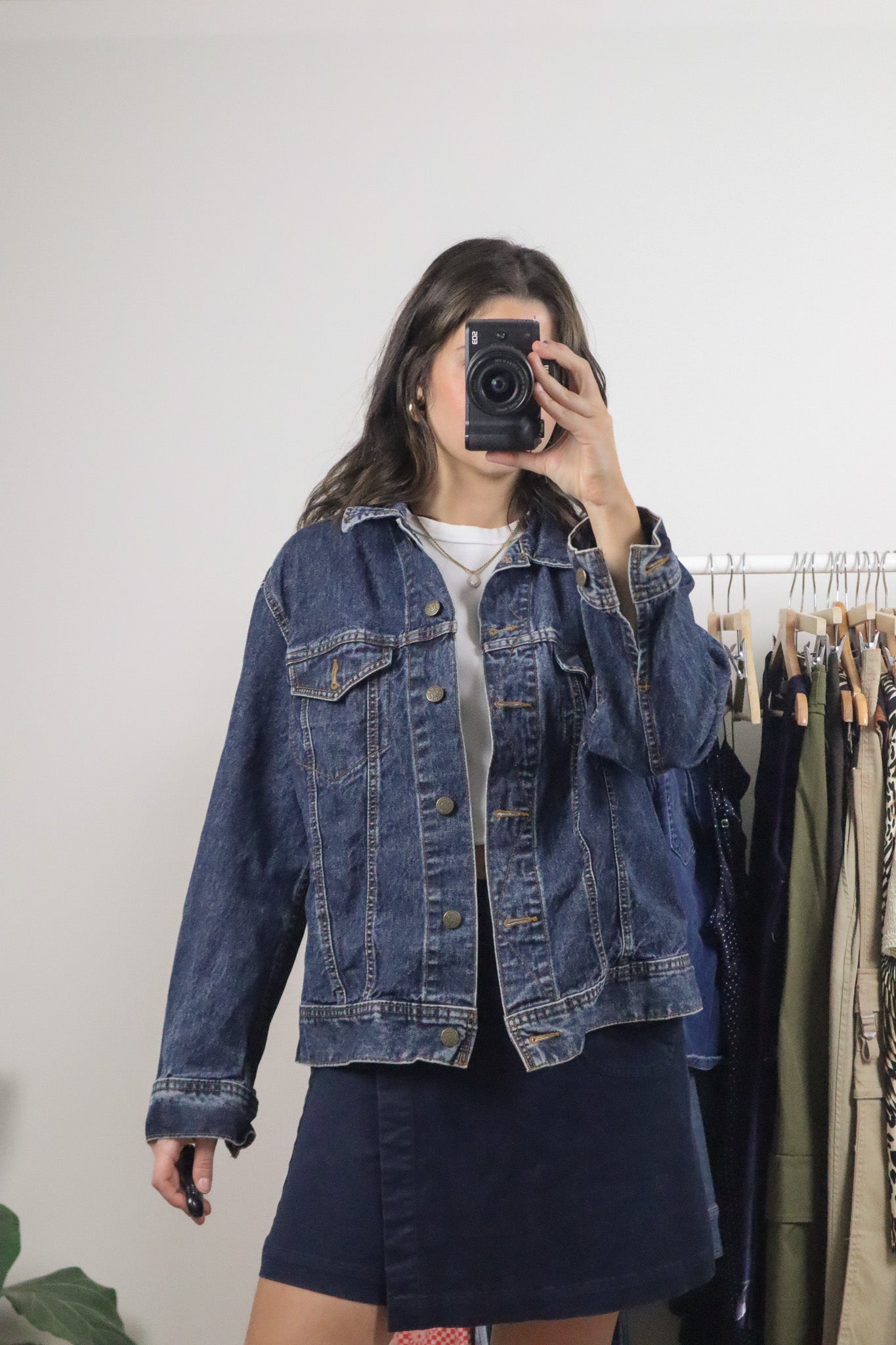 Made in Canada x Vintage x Denim Trucker Jacket (XS-M)