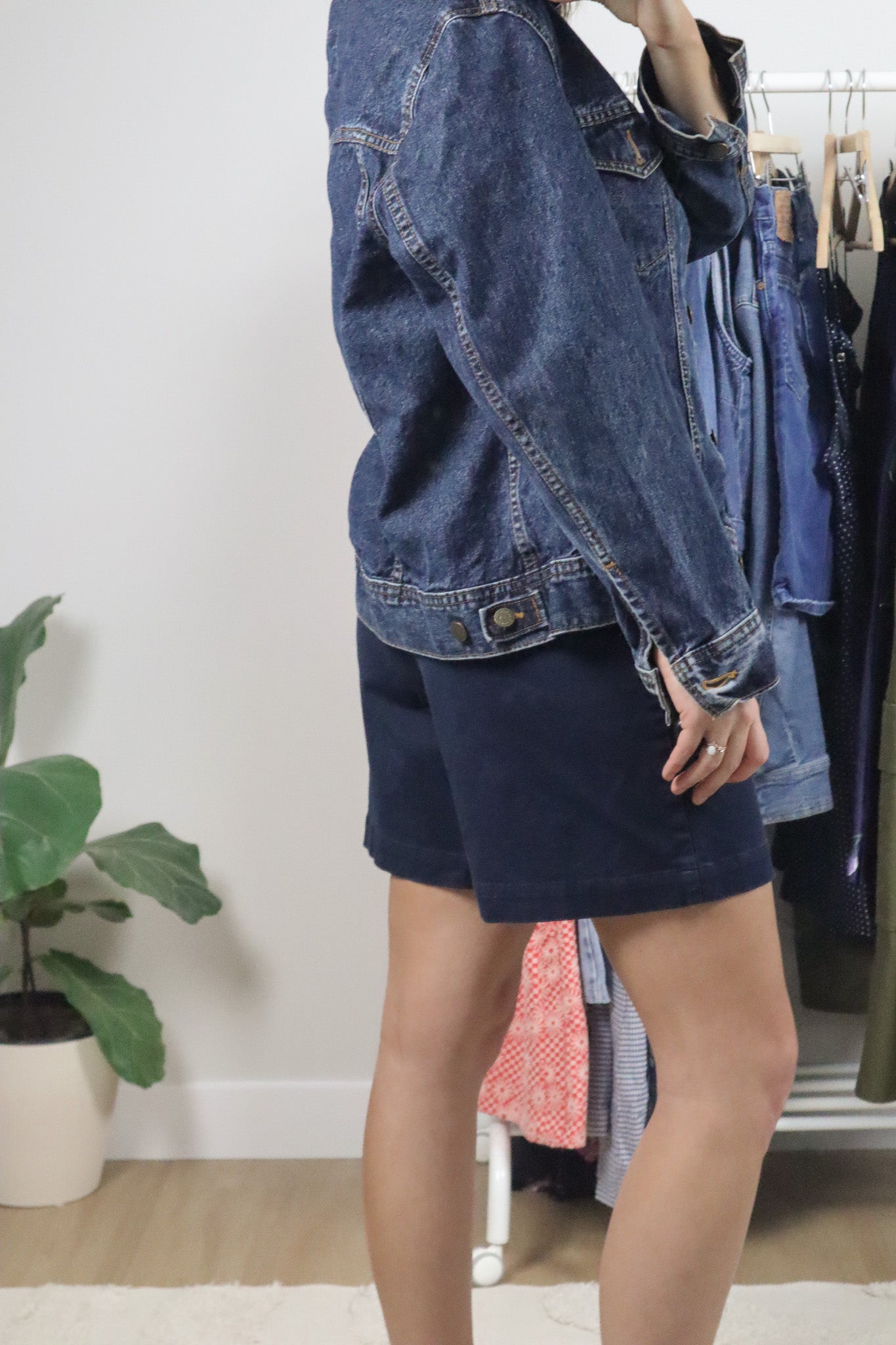 Made in Canada x Vintage x Denim Trucker Jacket (XS-M)