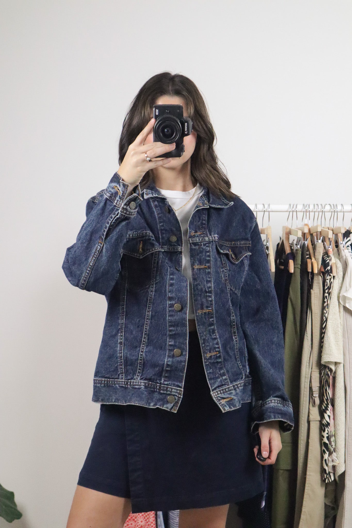 Made in Canada x Vintage x Denim Trucker Jacket (XS-M)