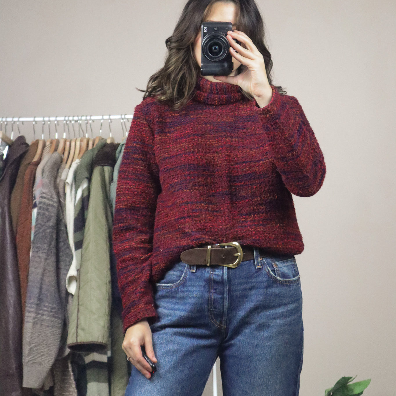 Made in USA x Vintage x Wool Blend Sweater (S)