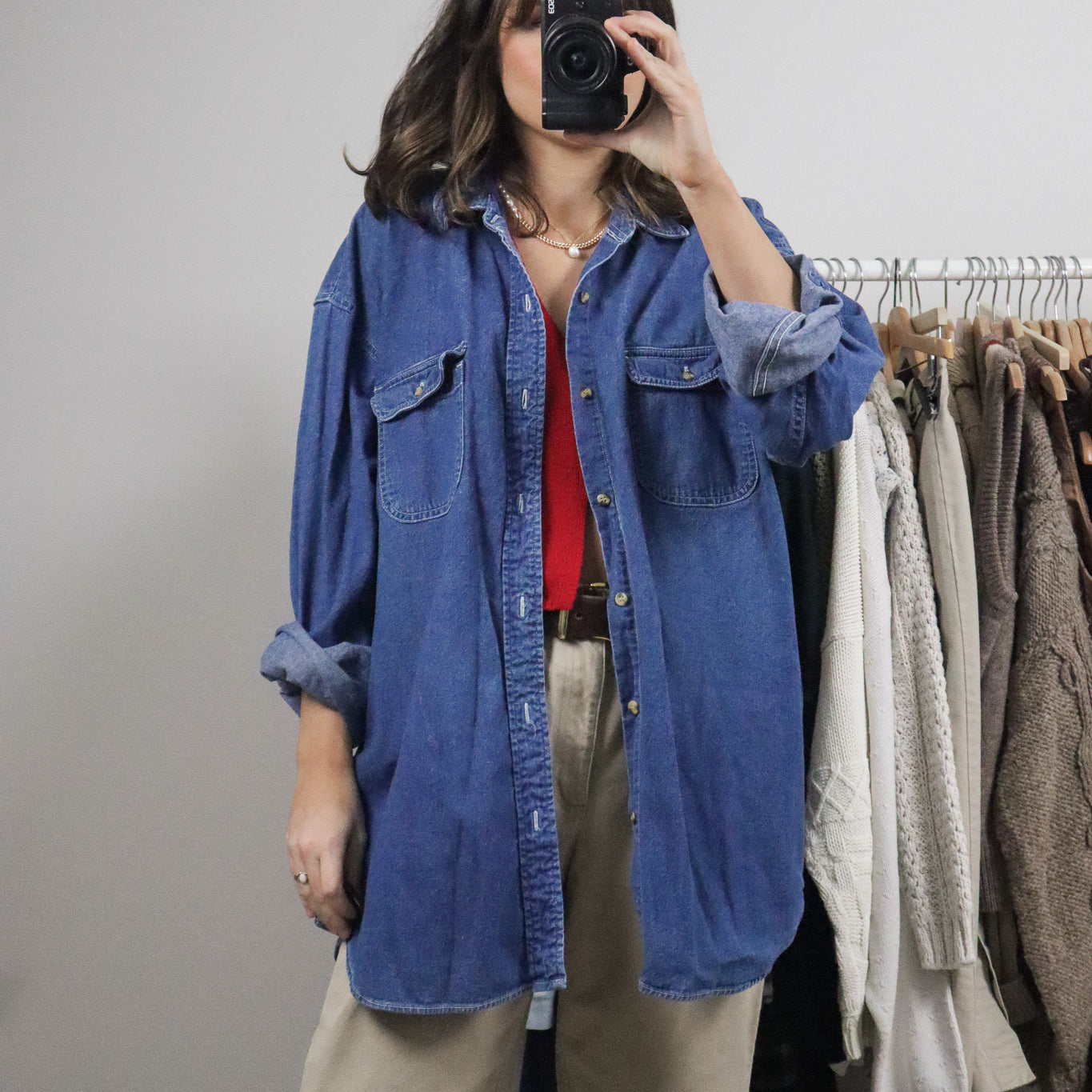 Vintage x Denim Long-Sleeve (L)