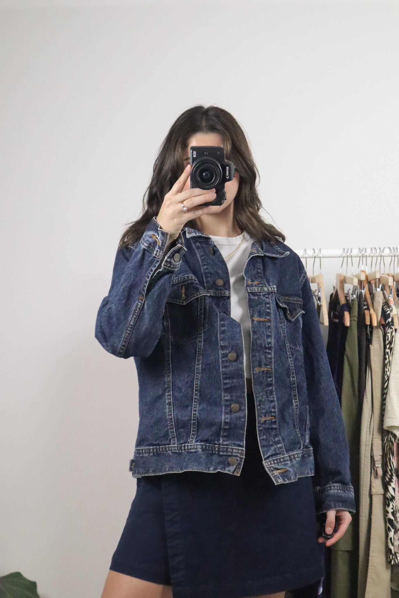 Made in Canada x Vintage x Denim Trucker Jacket (XS-M)
