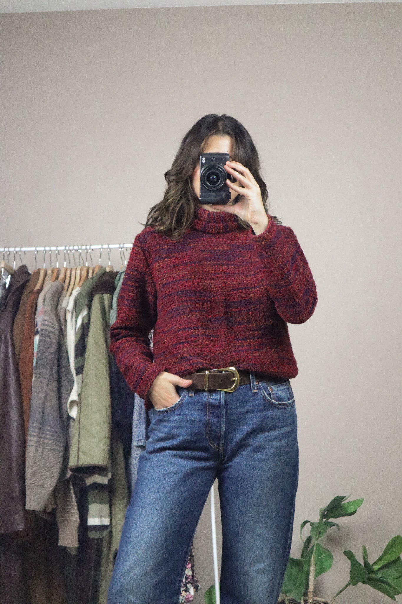 Made in USA x Vintage x Wool Blend Sweater (S)