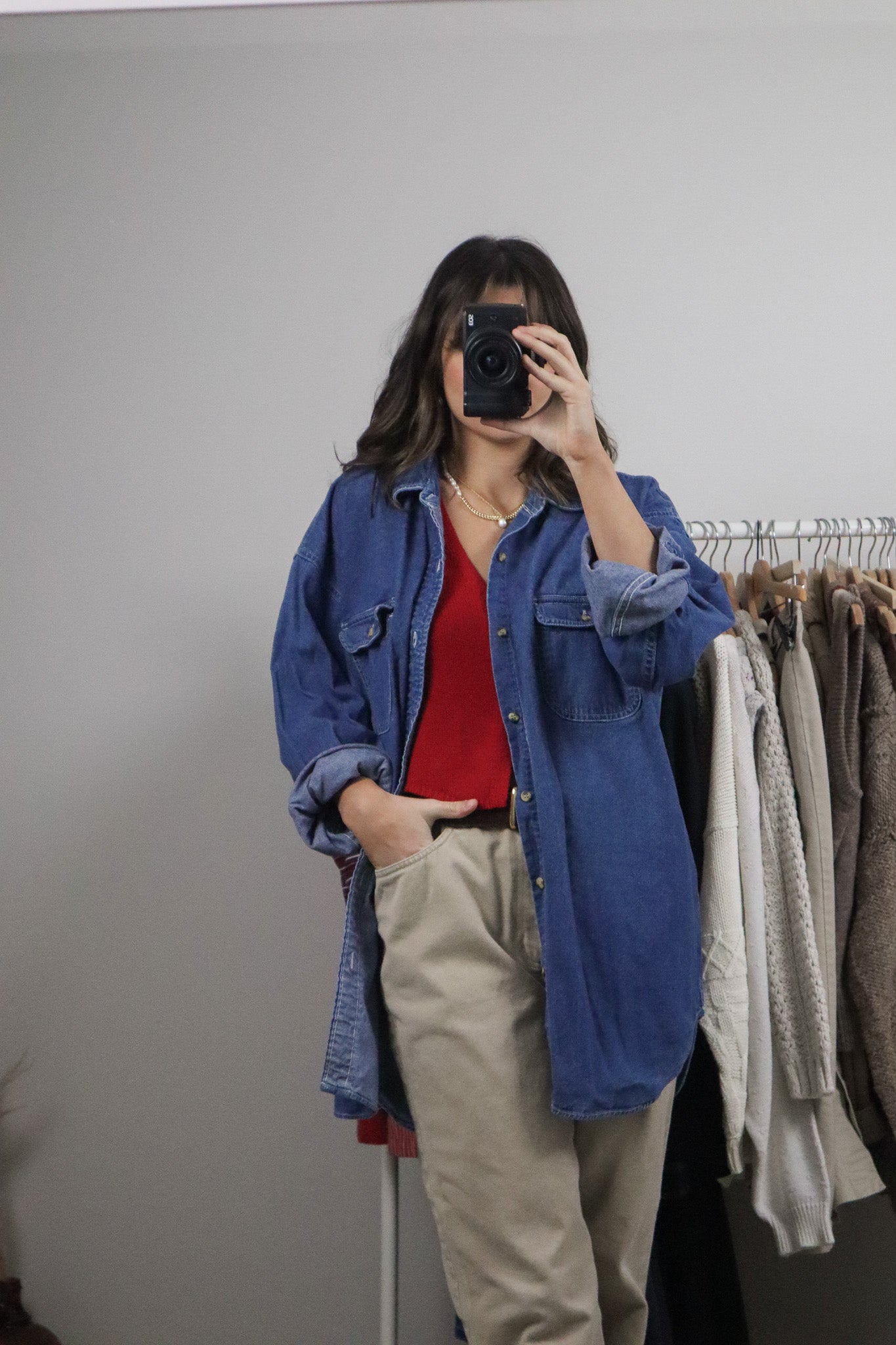 Vintage x Denim Long-Sleeve (L)