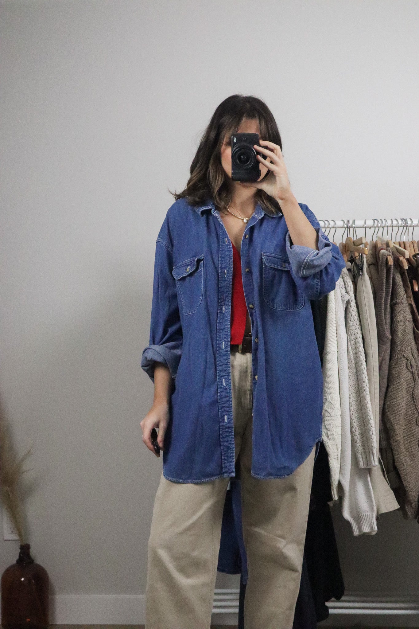 Vintage x Denim Long-Sleeve (L)