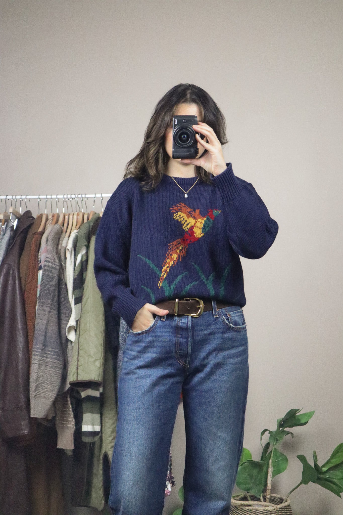 Vintage x Pheasant Graphic Knit (S)