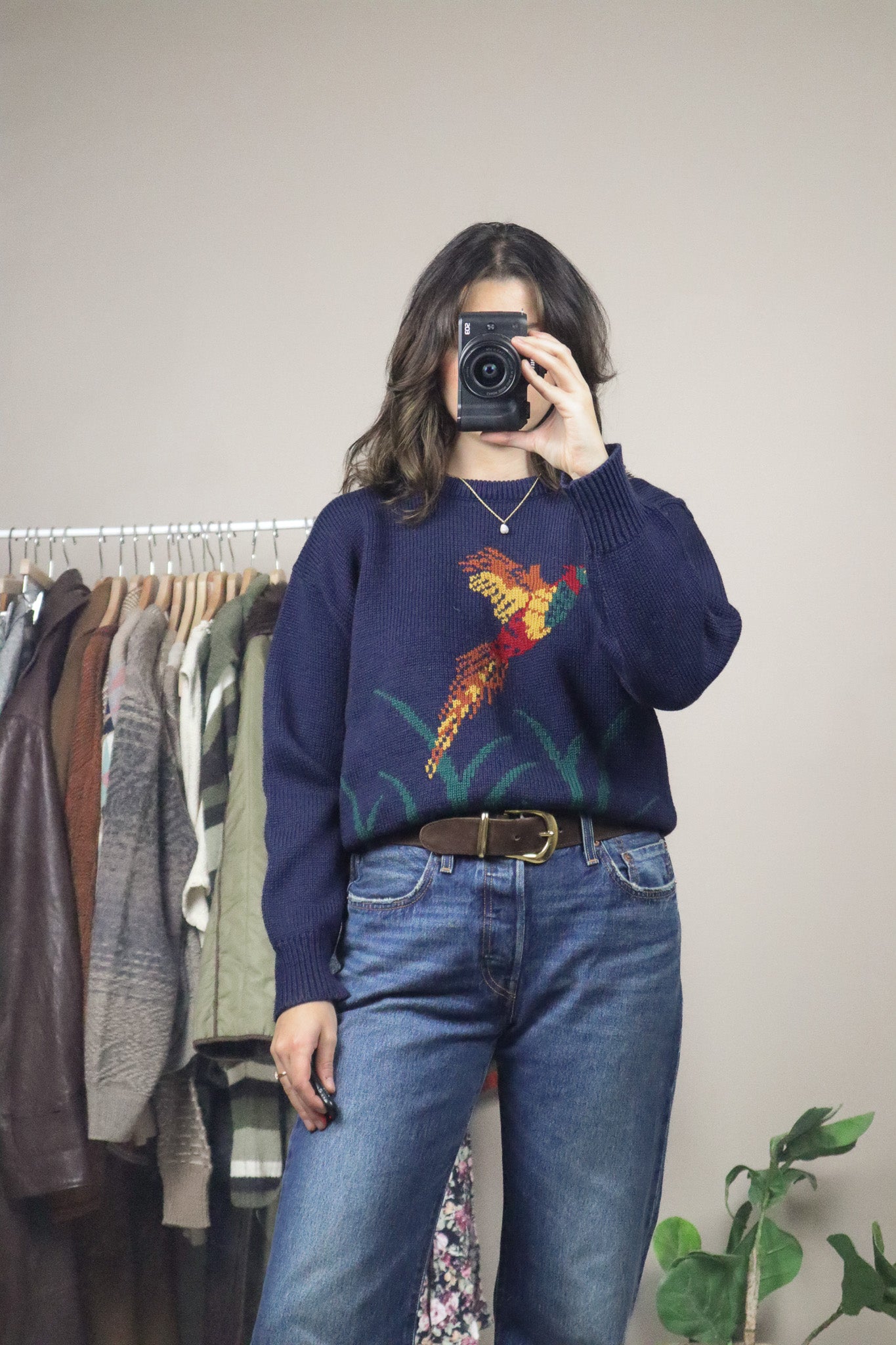 Vintage x Pheasant Graphic Knit (S)