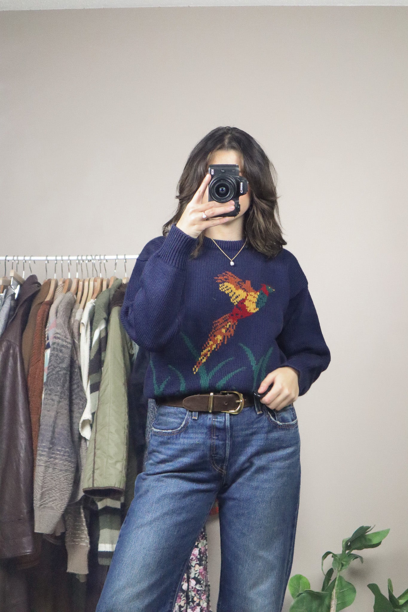 Vintage x Pheasant Graphic Knit (S)