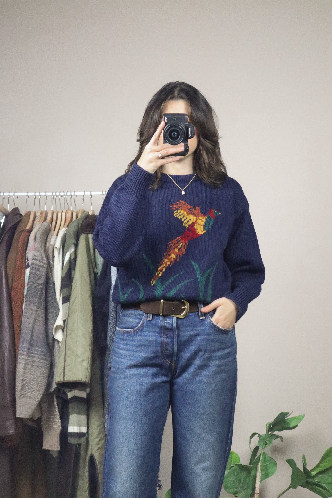 Vintage x Pheasant Graphic Knit (S)