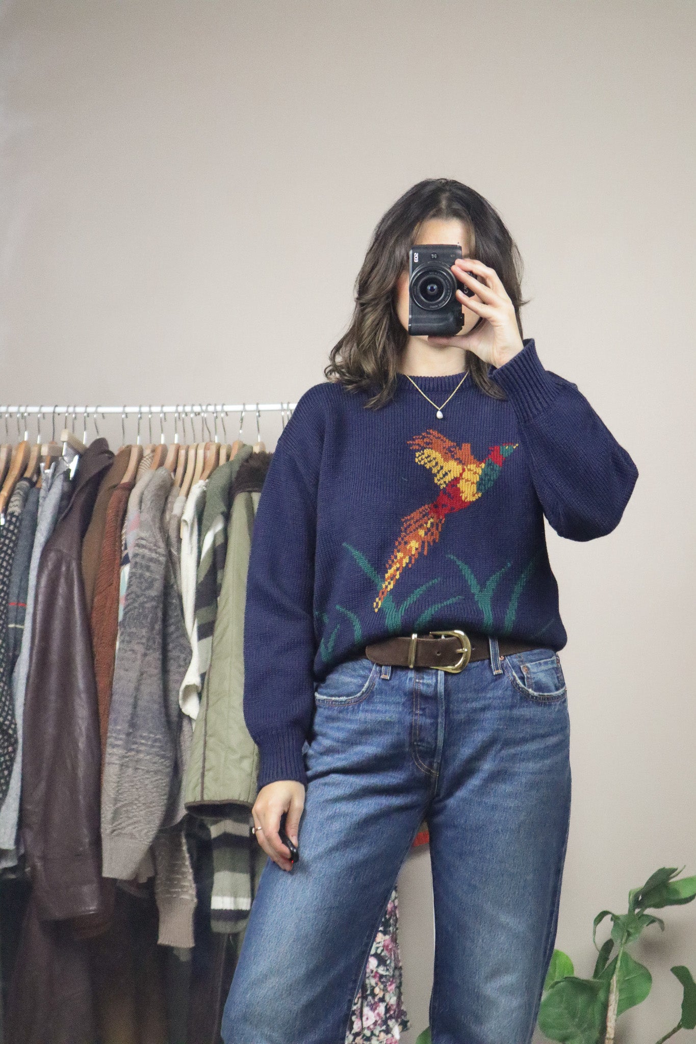 Vintage x Pheasant Graphic Knit (S)