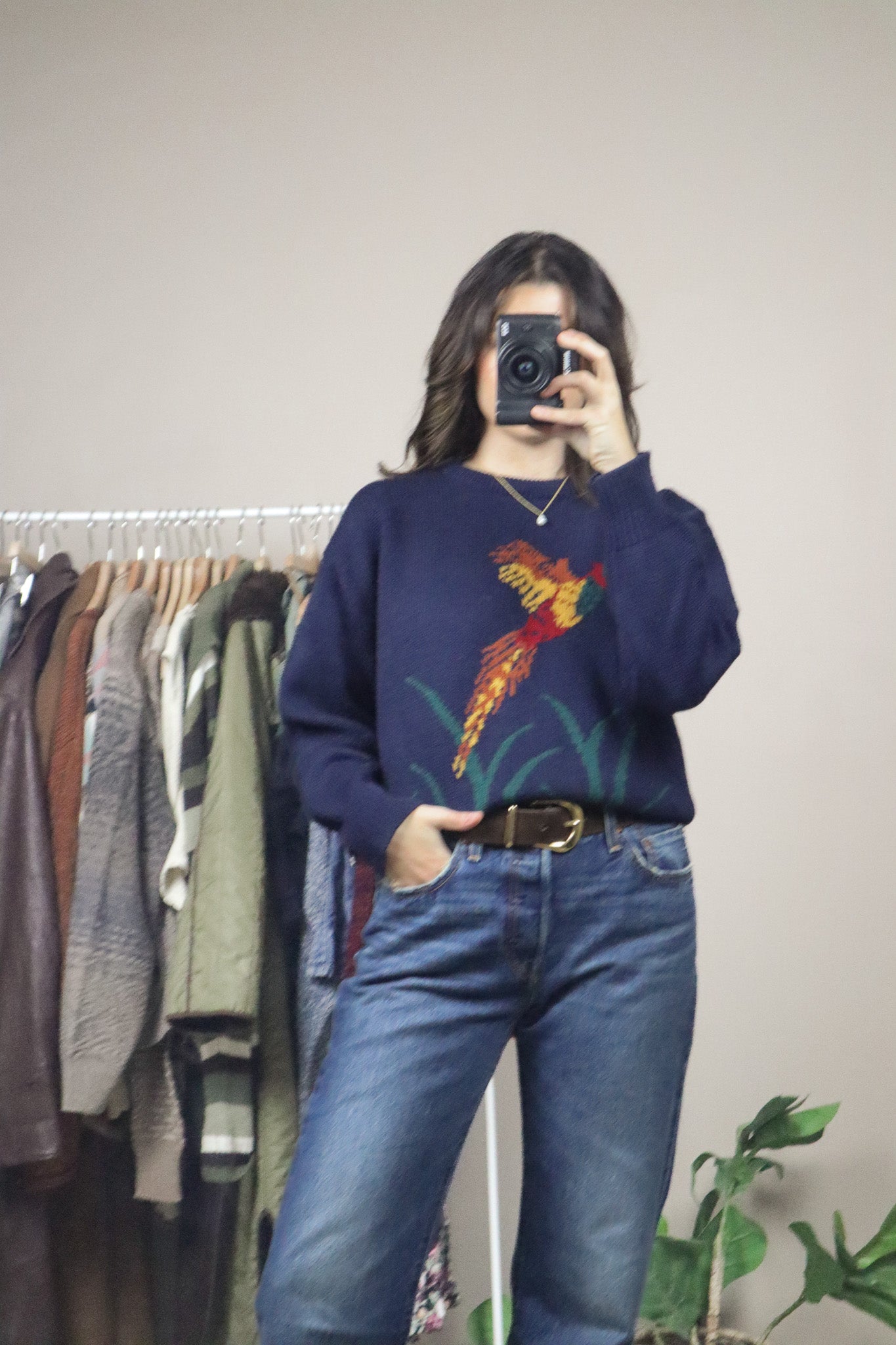 Vintage x Pheasant Graphic Knit (S)